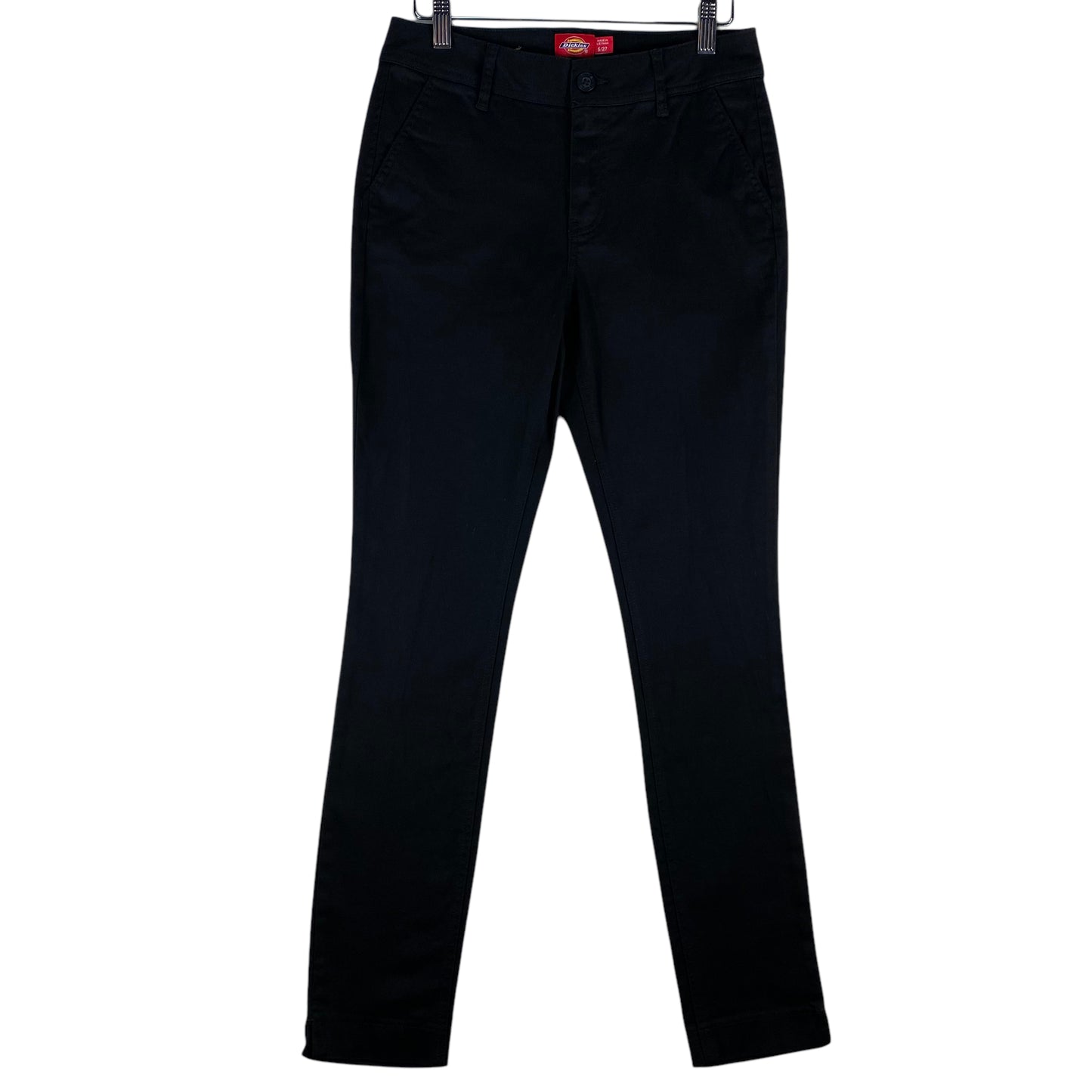 Dickies Womens Black Skinny Stretch Chino Pants W27