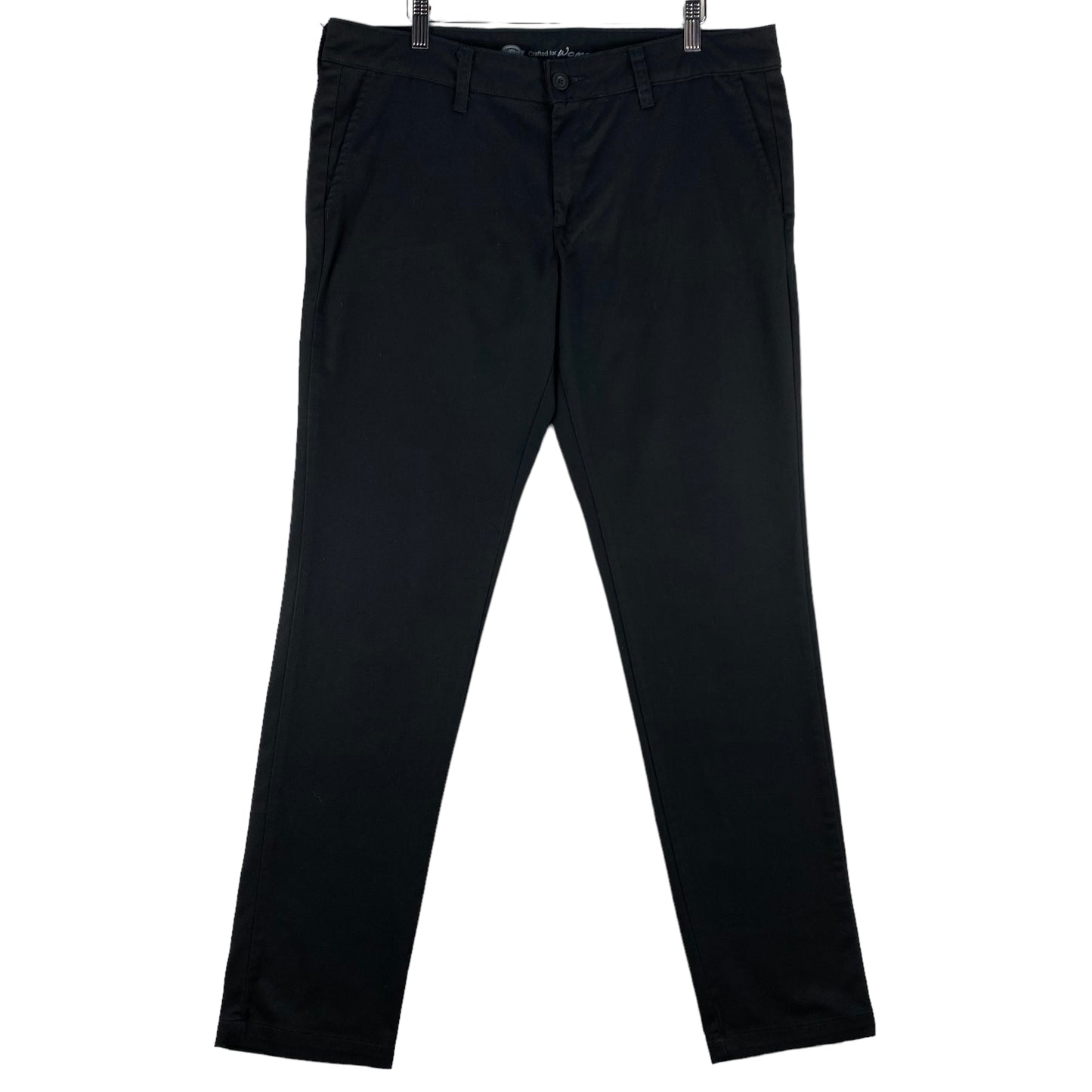 Dickies Womens Black Skinny Stretch Chino Pants W37