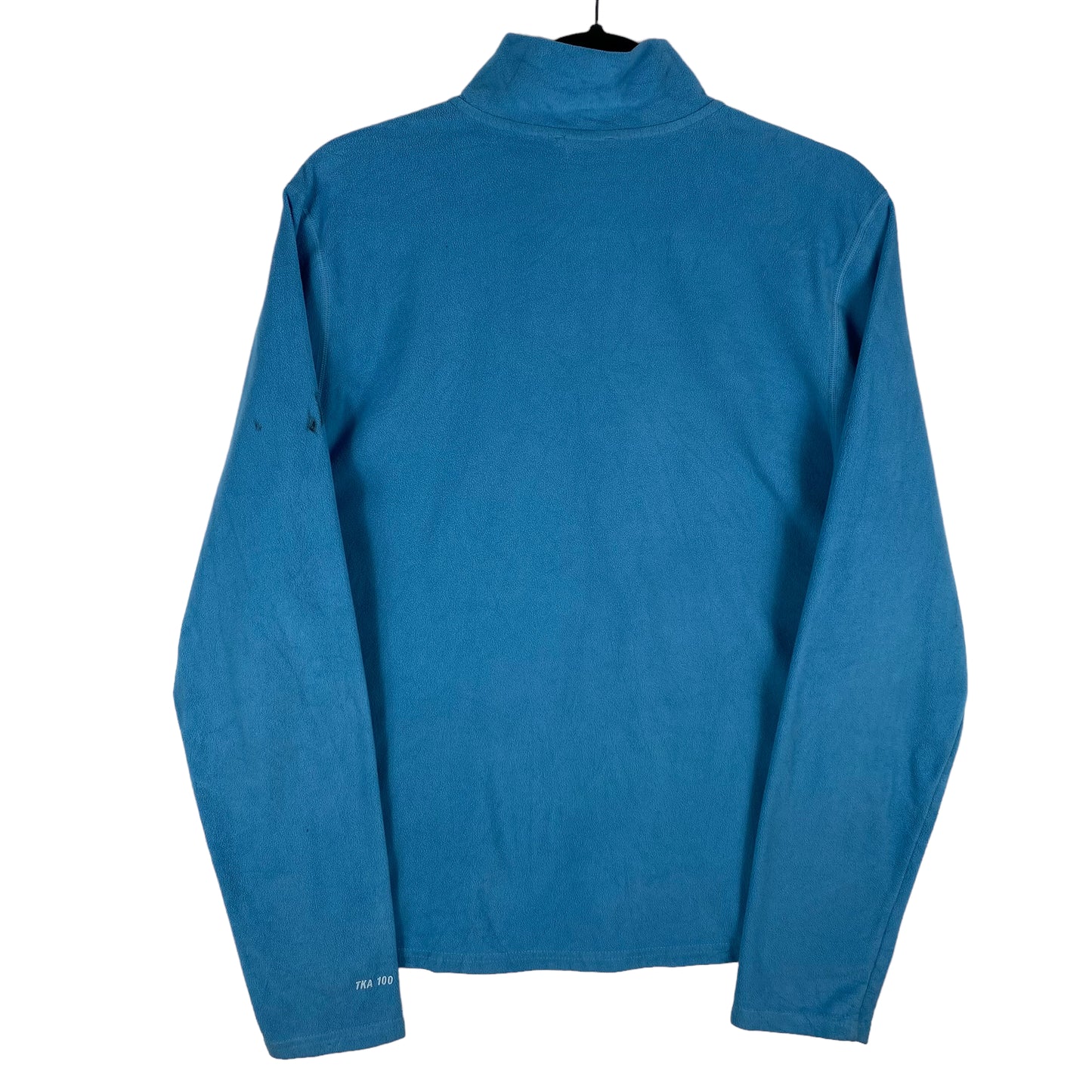 The North Face Womens Blue Light Quarter Zip Fleece Sweater Size L