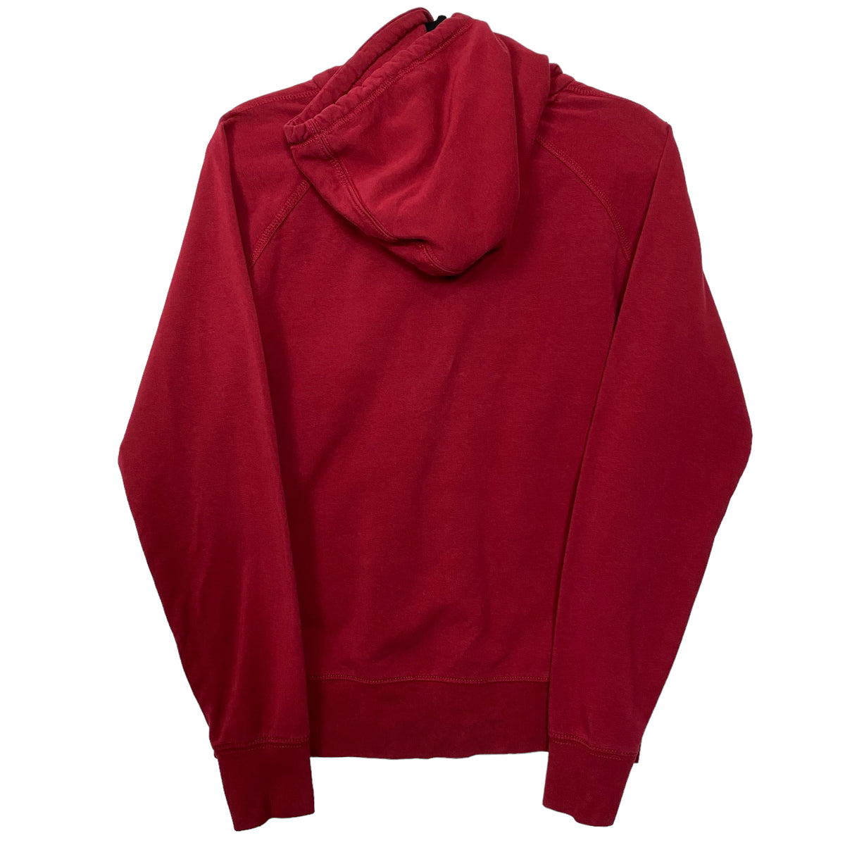 Guess Womens Maroon Brown Lightweight Embroidered Pullover Hoodie Size L