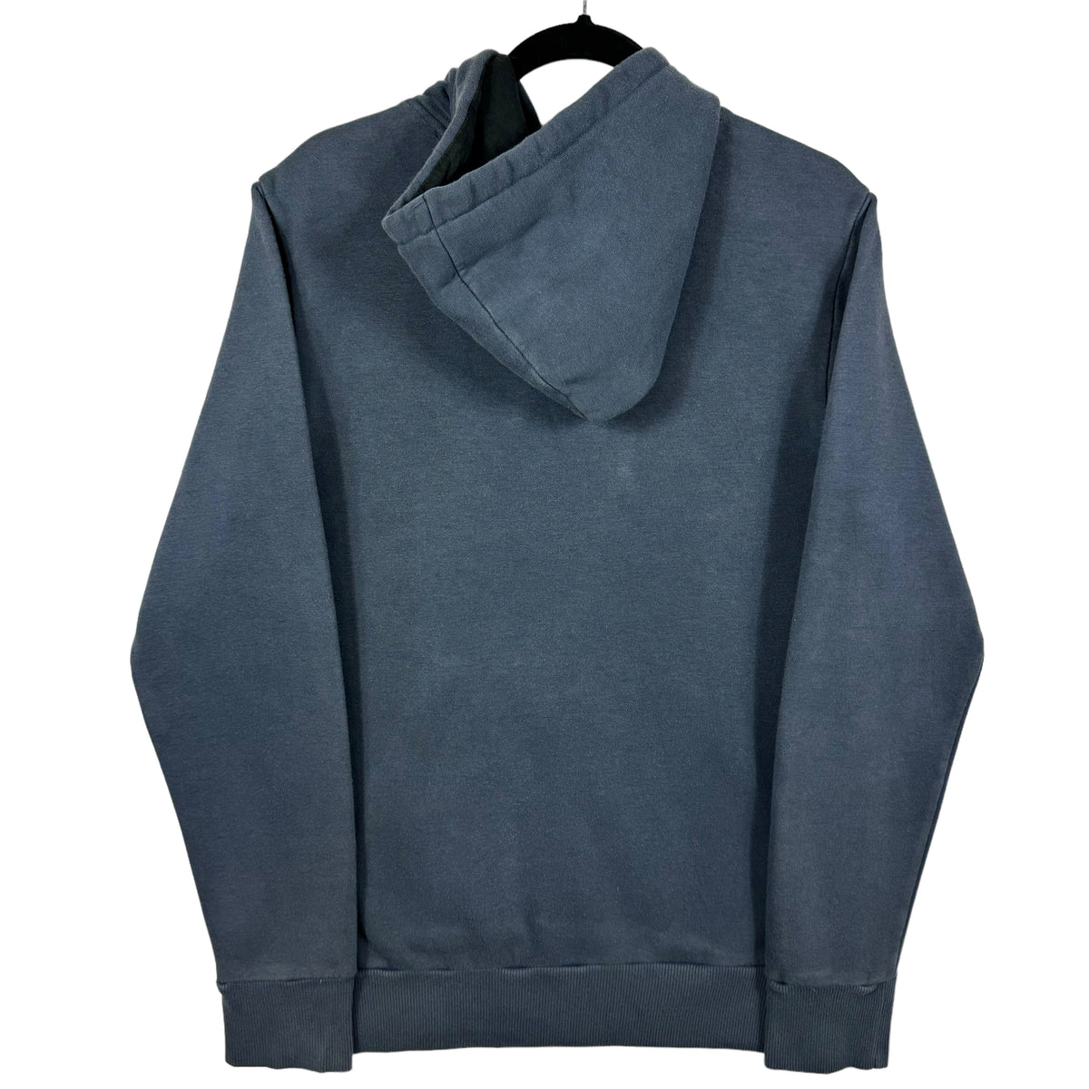 Reebok Steel Blue Monogram Cotton Hoodie Size S