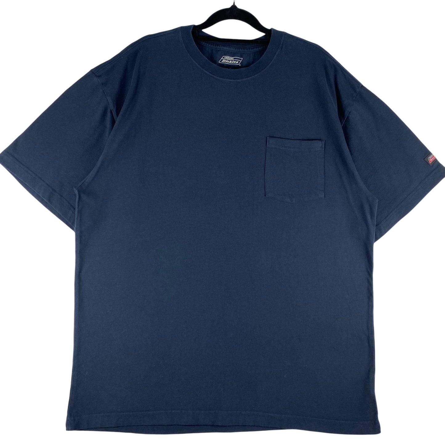 Dickies Dark Blue Cotton Pocket Tee Shirt Size XL