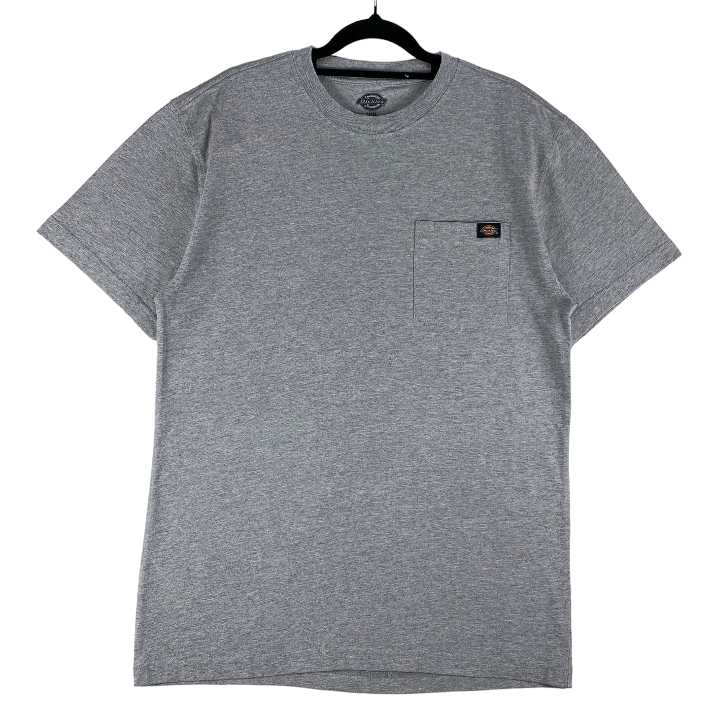 Dickies Light Grey Cotton Pocket Tee Shirt Size M