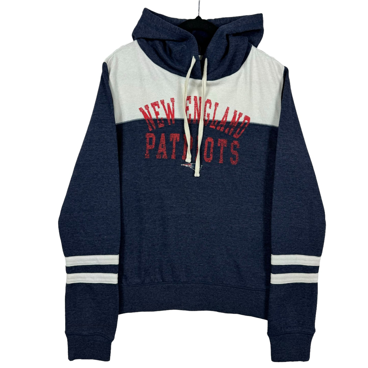 NFL Team Apparel Dark Blue & White New England Patriots Hoodie Size S