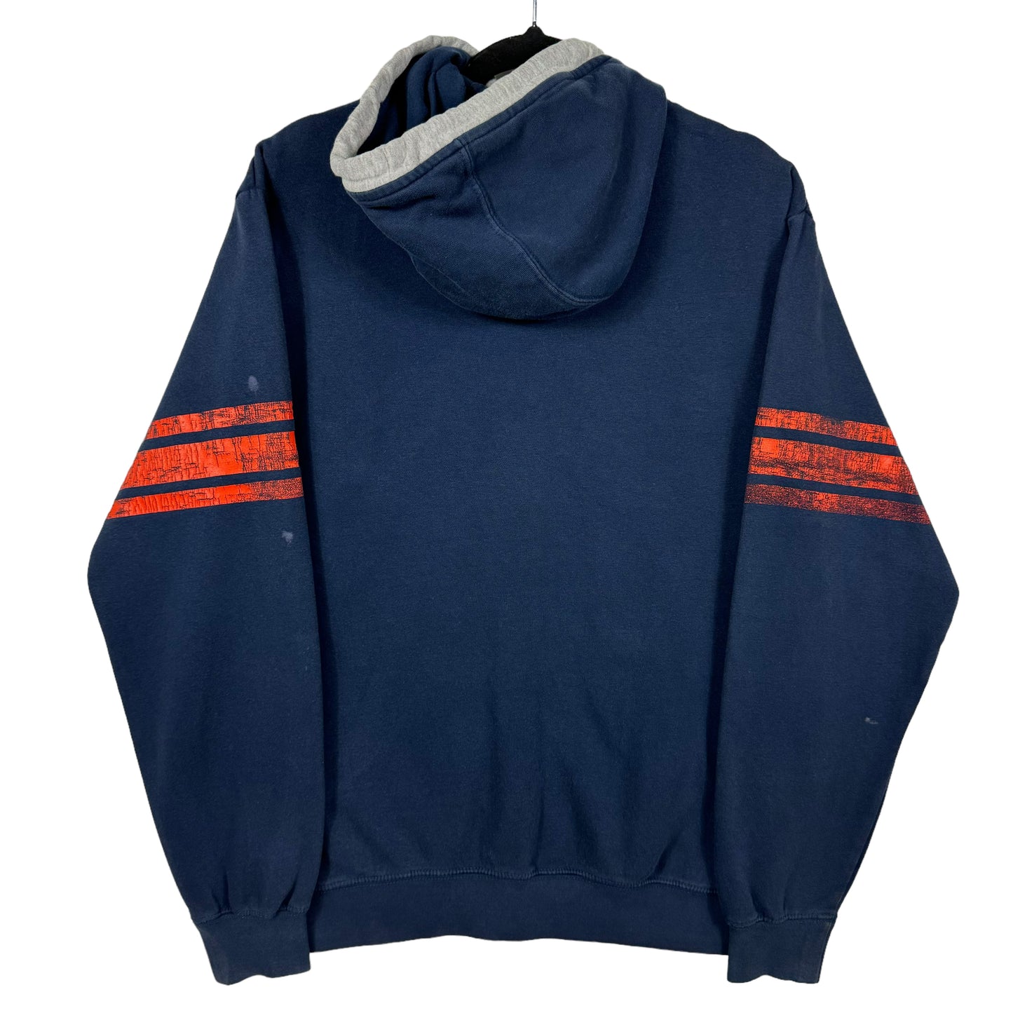 NFL Team Apparel Dark Blue Denver Broncos Full Zip Cotton Hoodie Size S