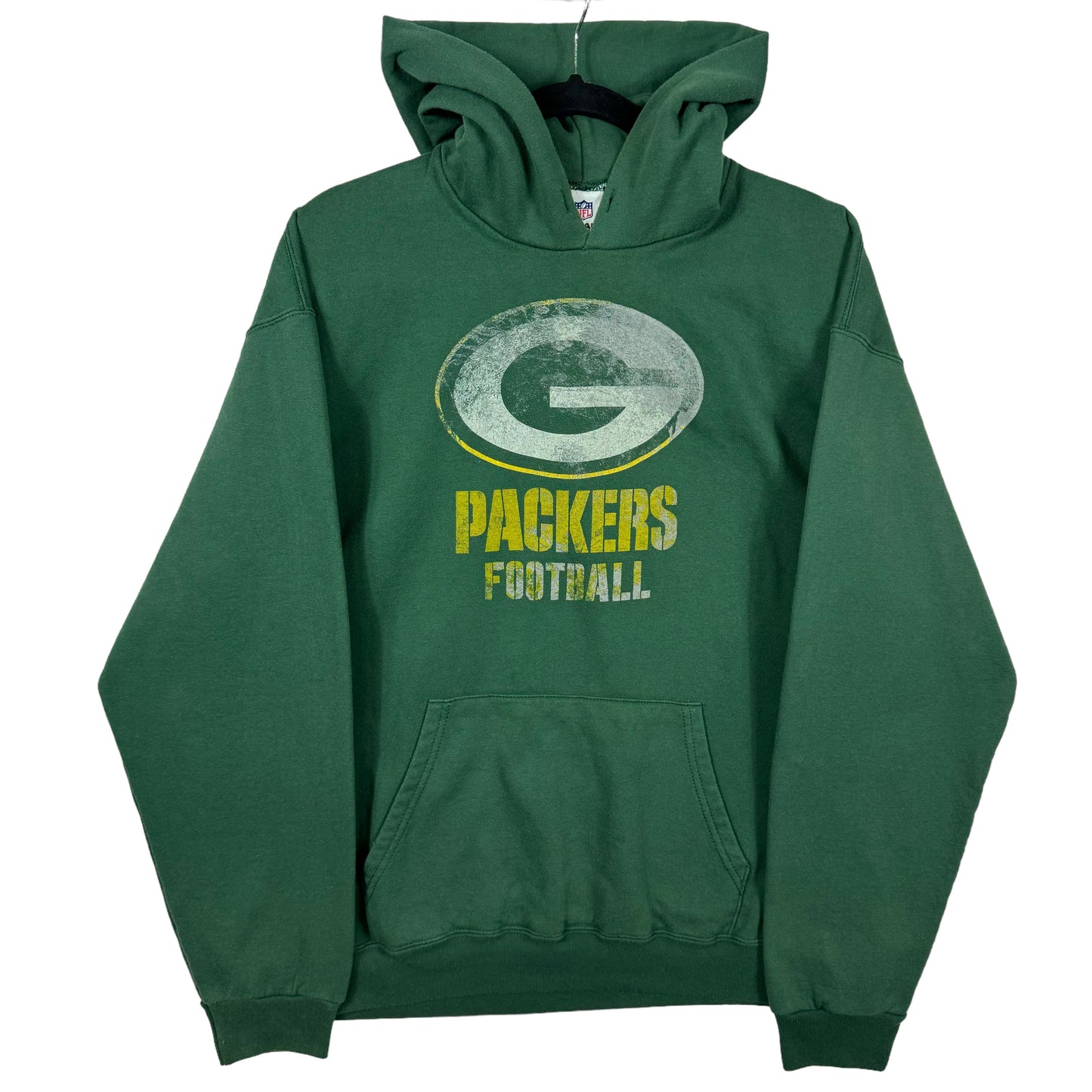 NFL Team Apparel Green Bay Packers Cotton Hoodie Size L