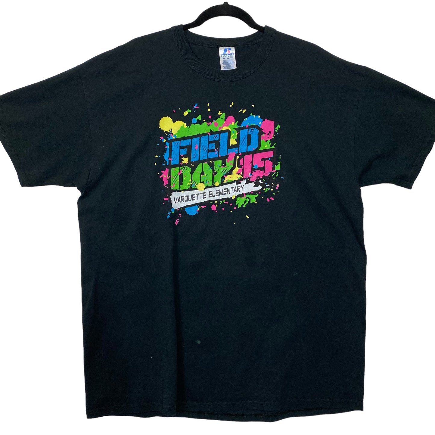 Russell Athletic 2000's 'Field Day 15' Print Tee Size XL