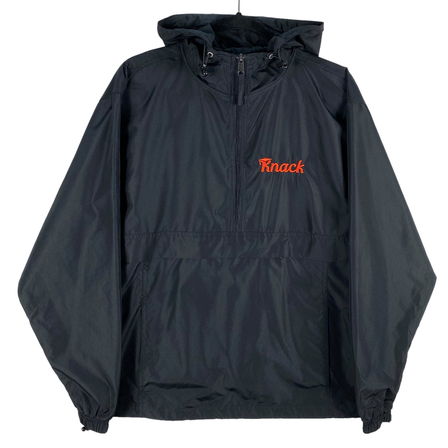 Champion Black Light Polyester Hooded Spray Jacket Size S
