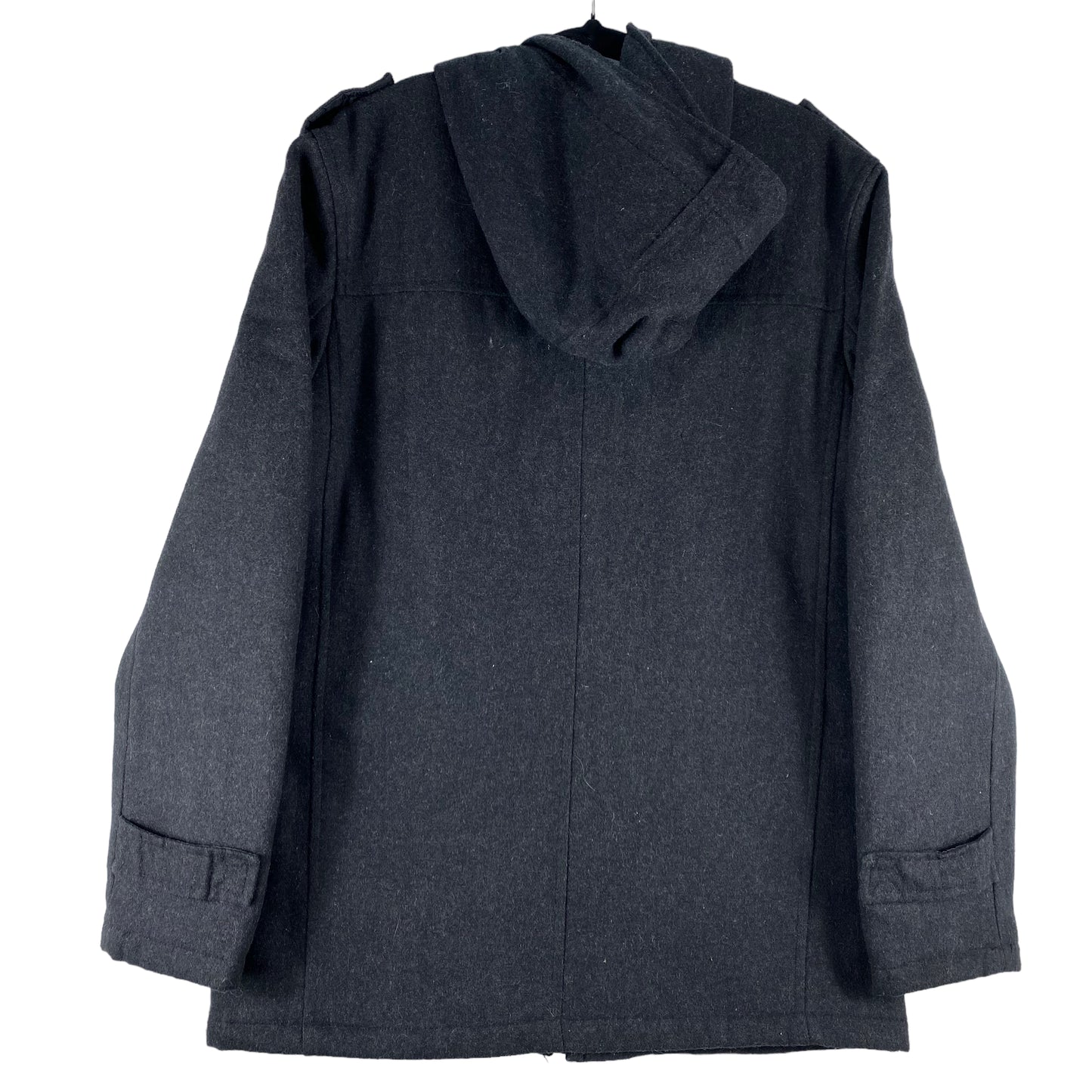 Henleys Dark Grey 50% Wool Winter Coat Size M