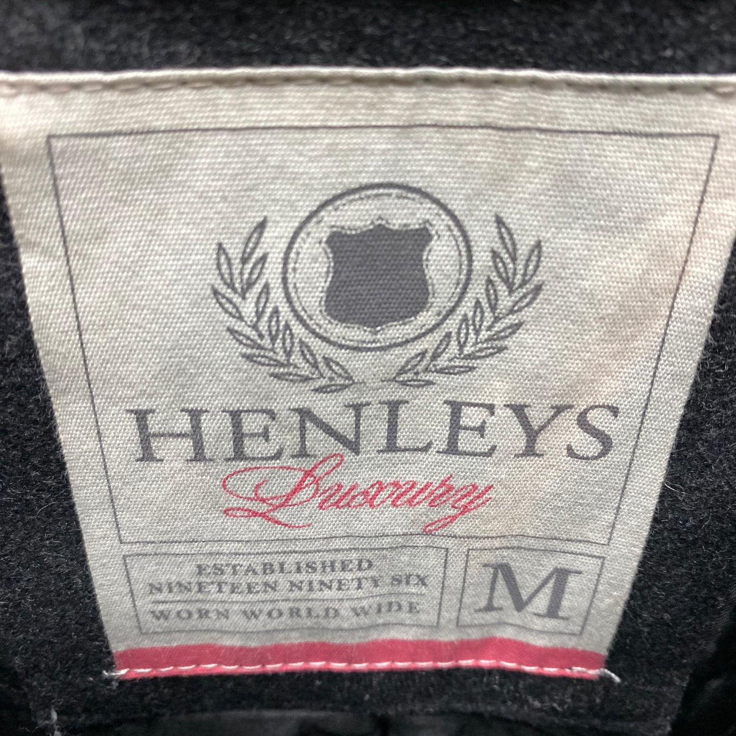 Henleys Dark Grey 50% Wool Winter Coat Size M