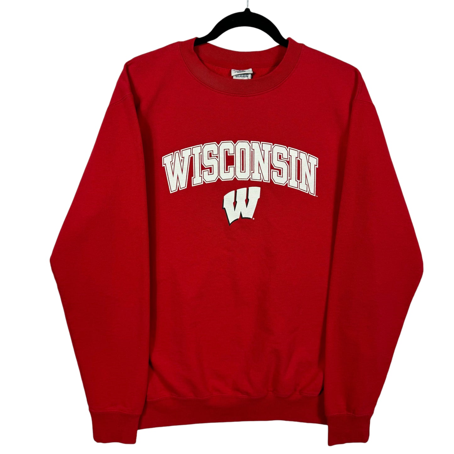 Pro Edge Wisconsin Badgers Red Crewneck Sweater Size M