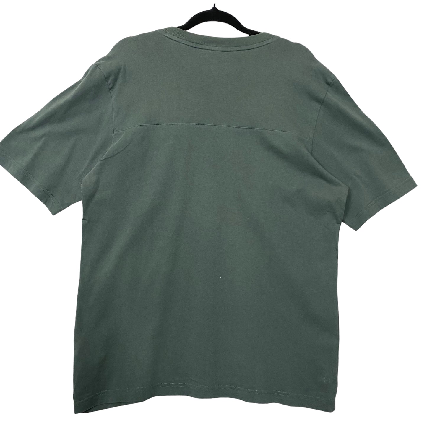 Adidas Green Basic Pocket Cotton Tee Shirt Size S