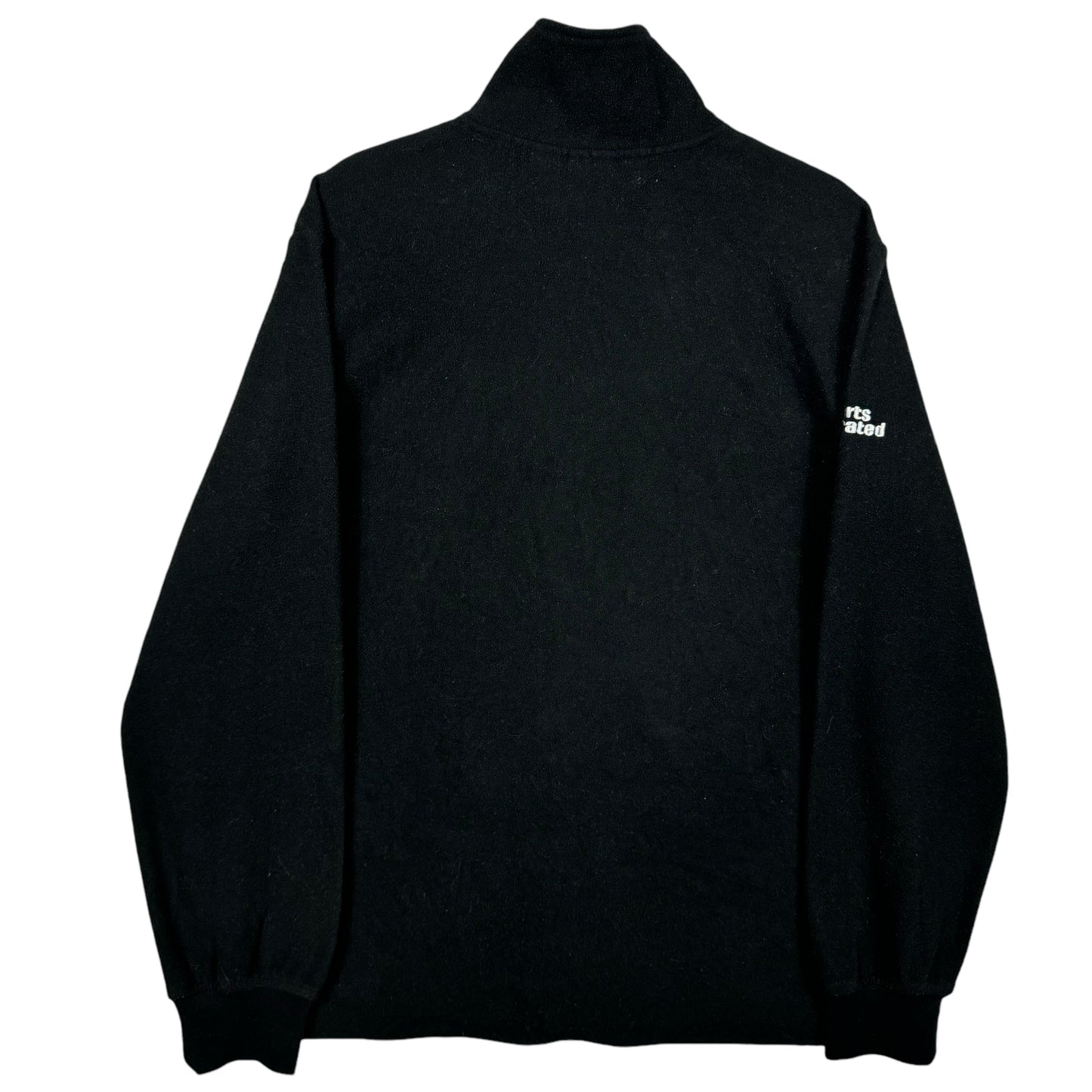 NFL Green Bay Packers Black Lightweight Zip Fleece Jumper Size XL