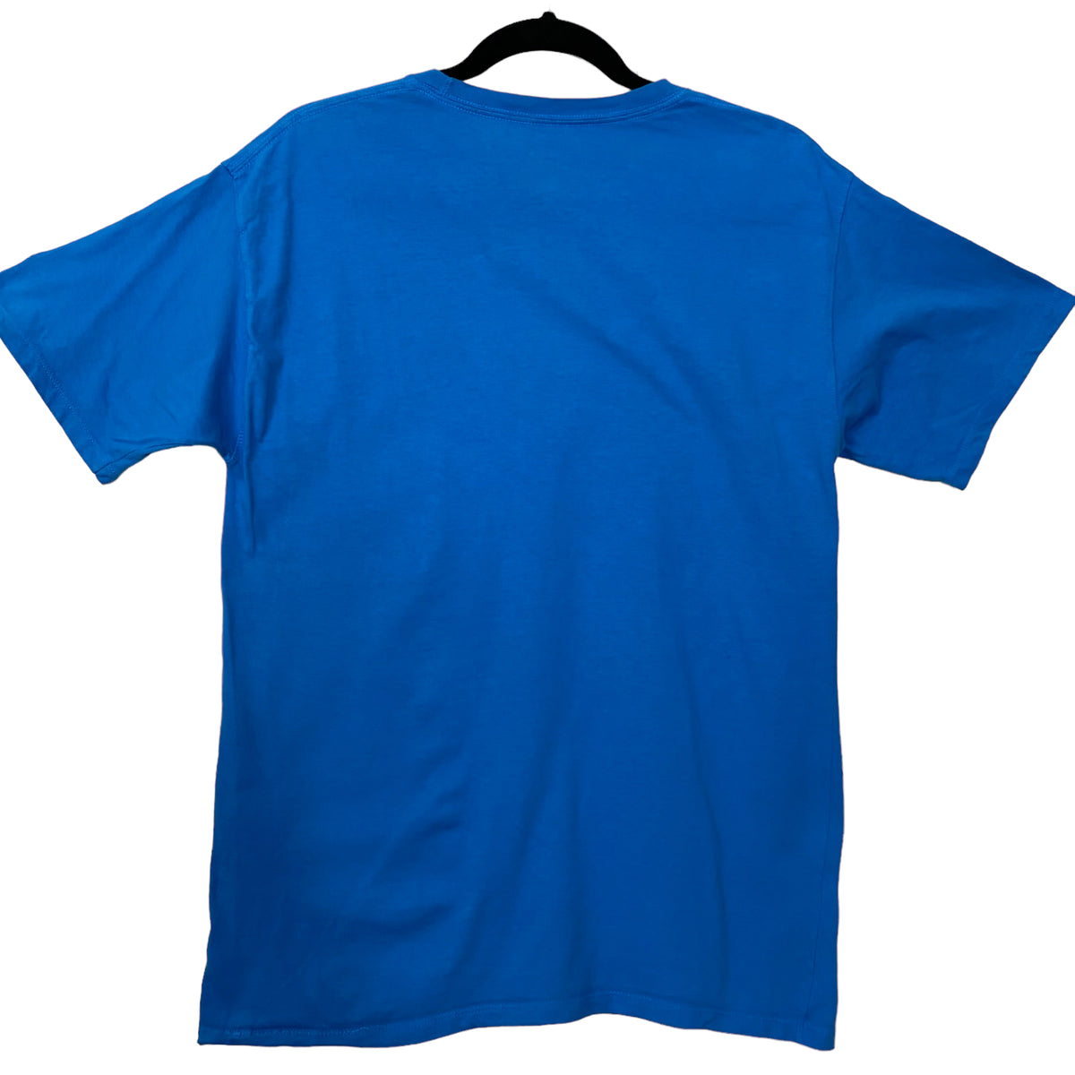 Champion Blue Chest Script Cotton Tee Shirt Size M
