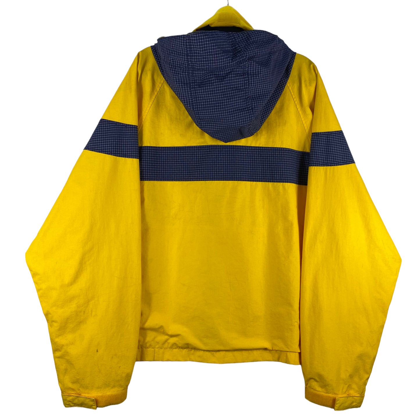 Vintage Tommy Hilfiger 90's Yellow Nylon Windbreaker Jacket Size L