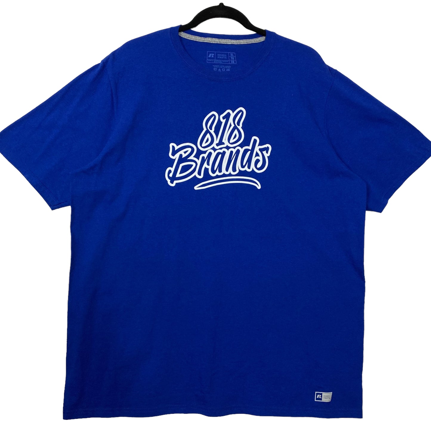 Russell Athletic Blue 818 Brands Stretch Cotton Tee Shirt Size XL