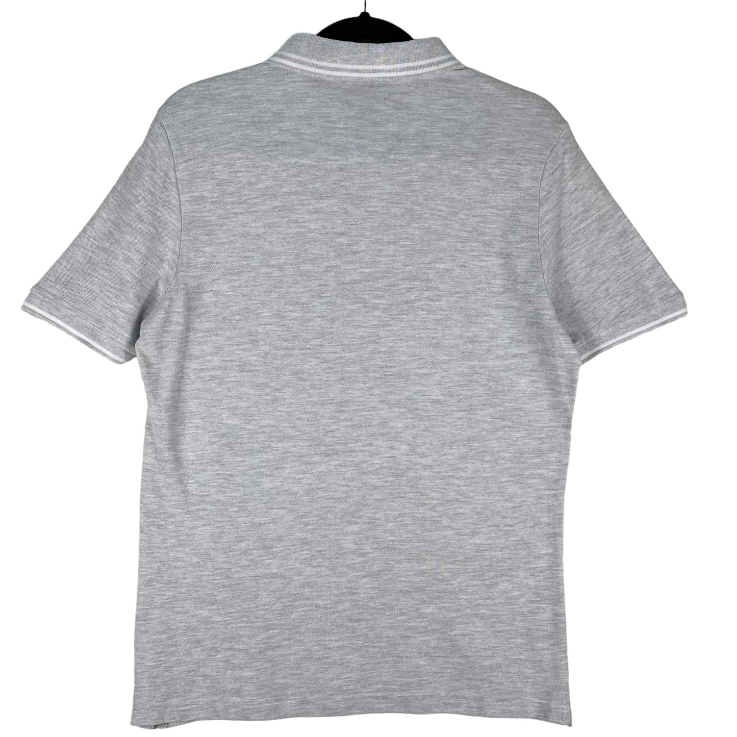 Ben Sherman Light Grey Cotton Polo Shirt Size M