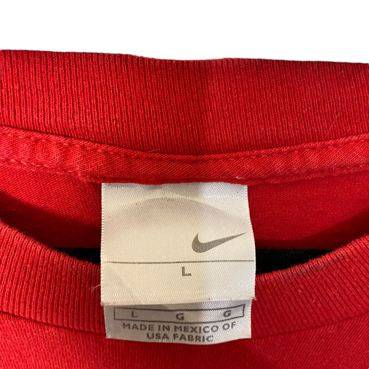 Nike Vancouver 2010 Winter Olympics Red Canada Cotton Tee Shirt Size L