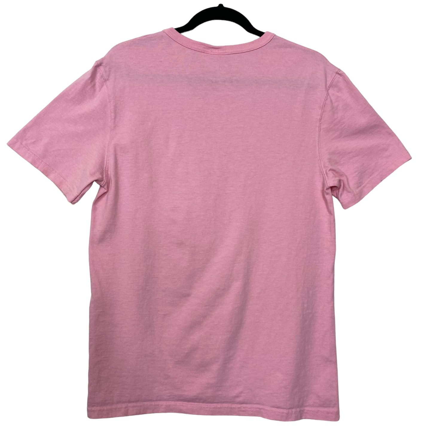 Vintage Champion 2000's Basic Pink Embroidered Cotton Tee Shirt Size S
