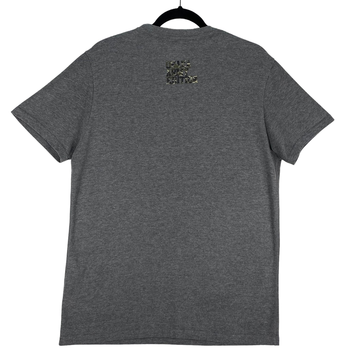 Superdy Grey Camo Print Cotton Tee Shirt Size XL