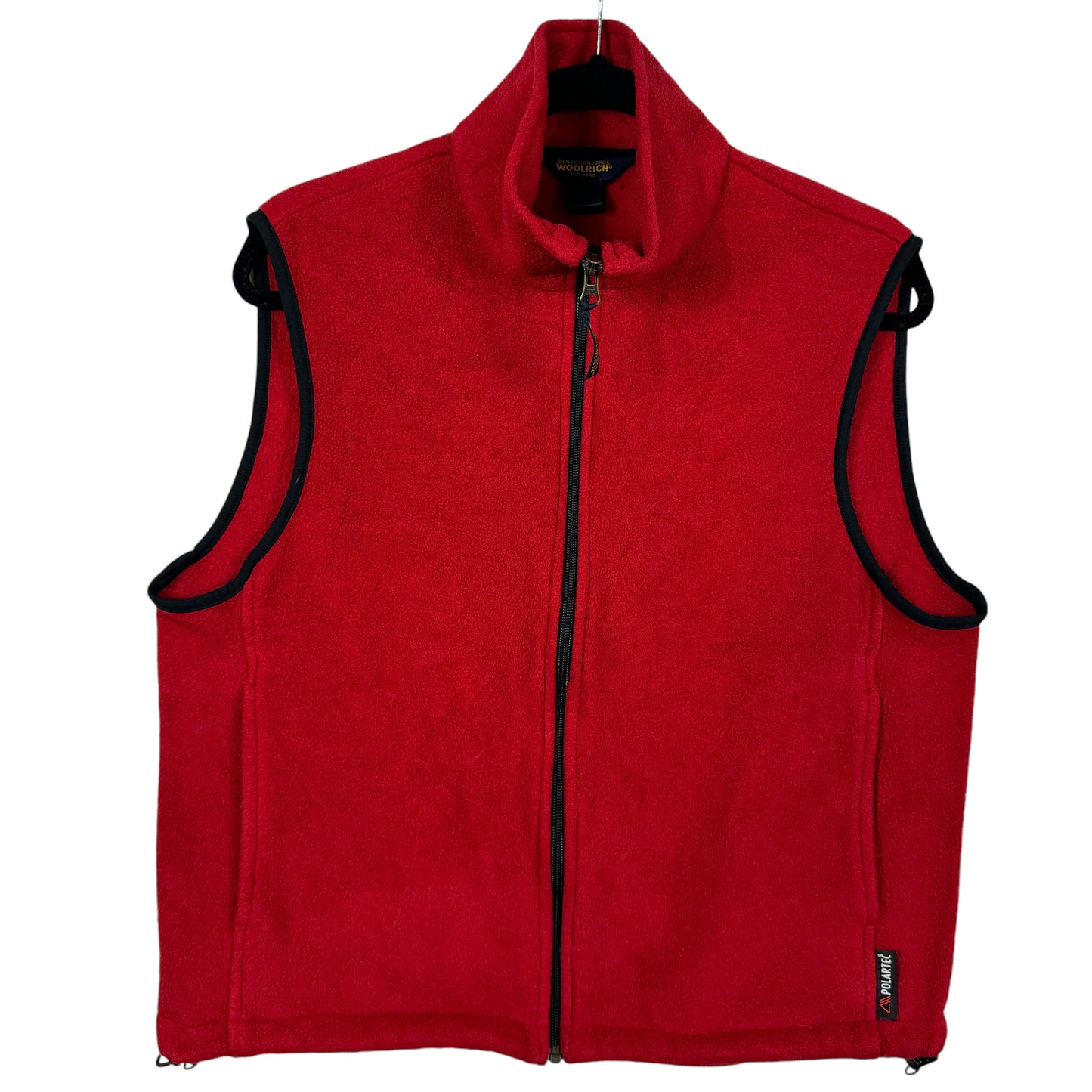 Vintage Woolrich 90's Red Fleece Gilet Vest Size M