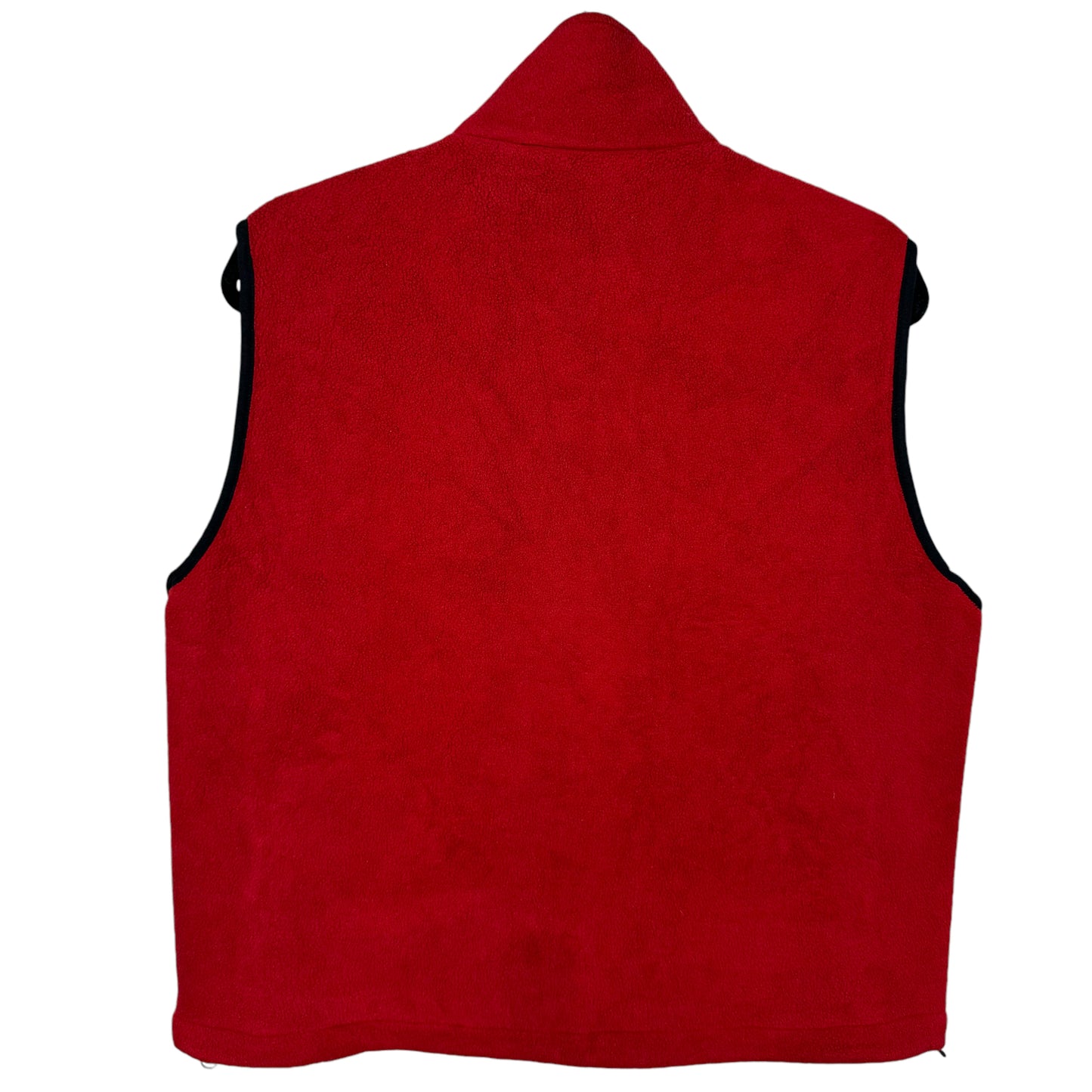 Vintage Woolrich 90's Red Fleece Gilet Vest Size M