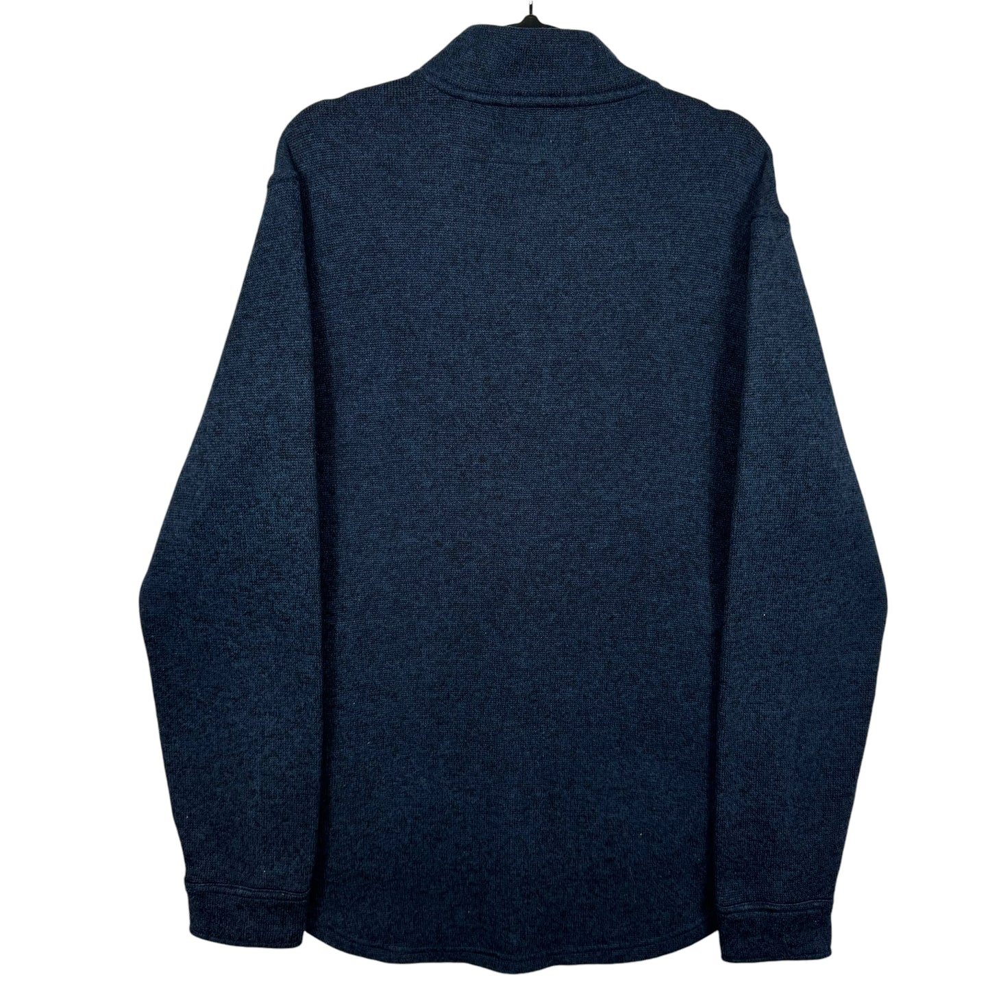 Levis Dark Blue Fleece Knit Button Jumper Size M