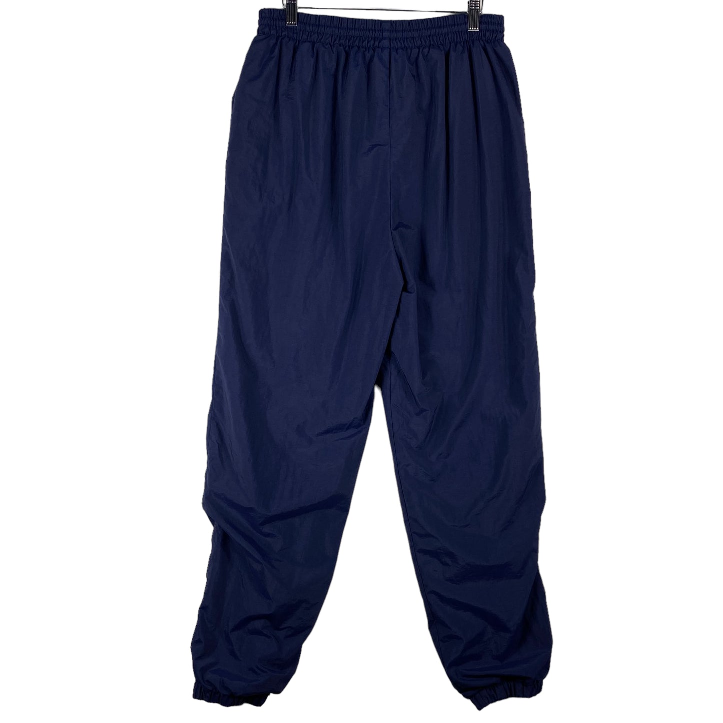Vintage Champion 90's Dark Blue Nylon Parachute Track Pant Bottoms Size M