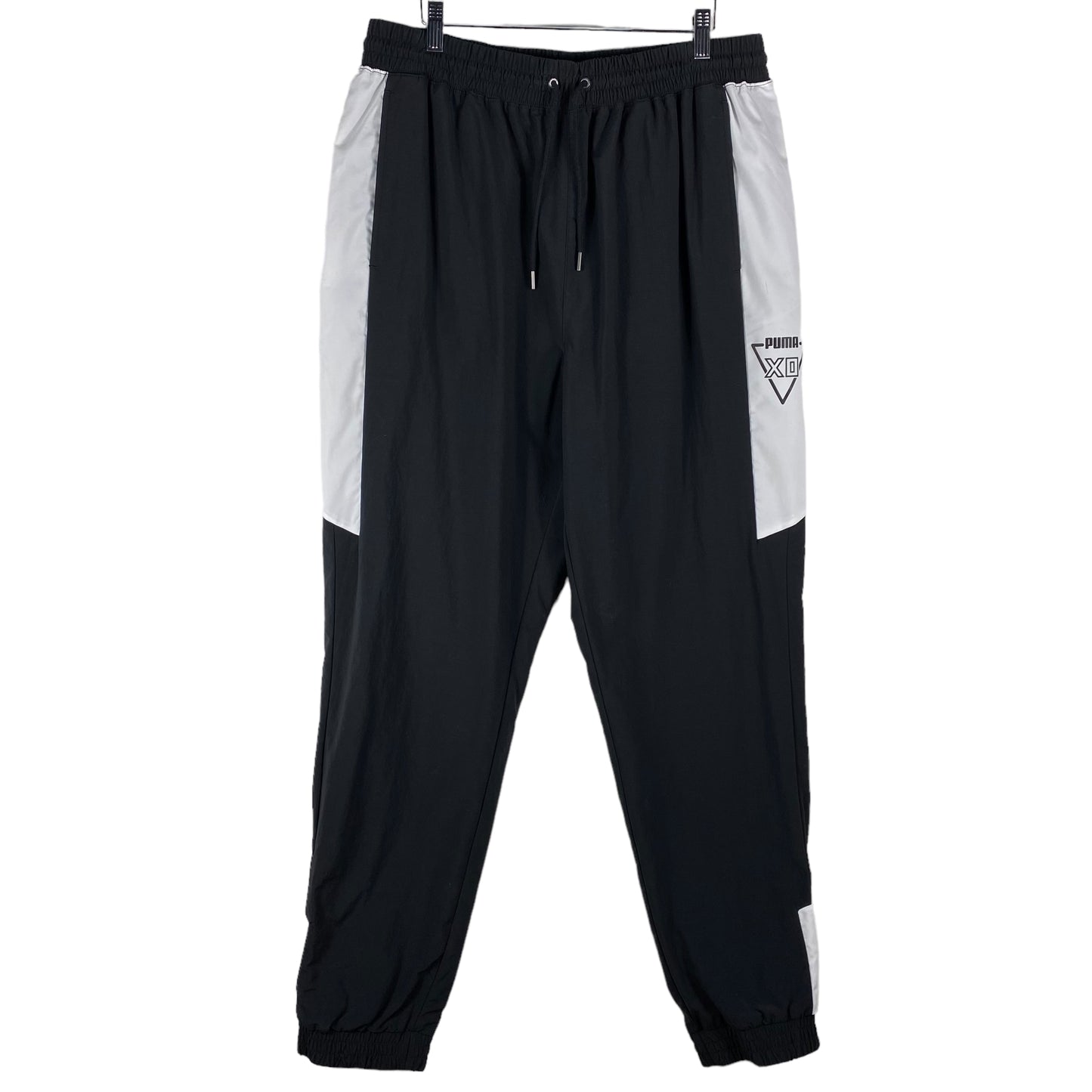 Puma x The Weeknd XO Black & White Nylon Track Pant Bottoms Size L