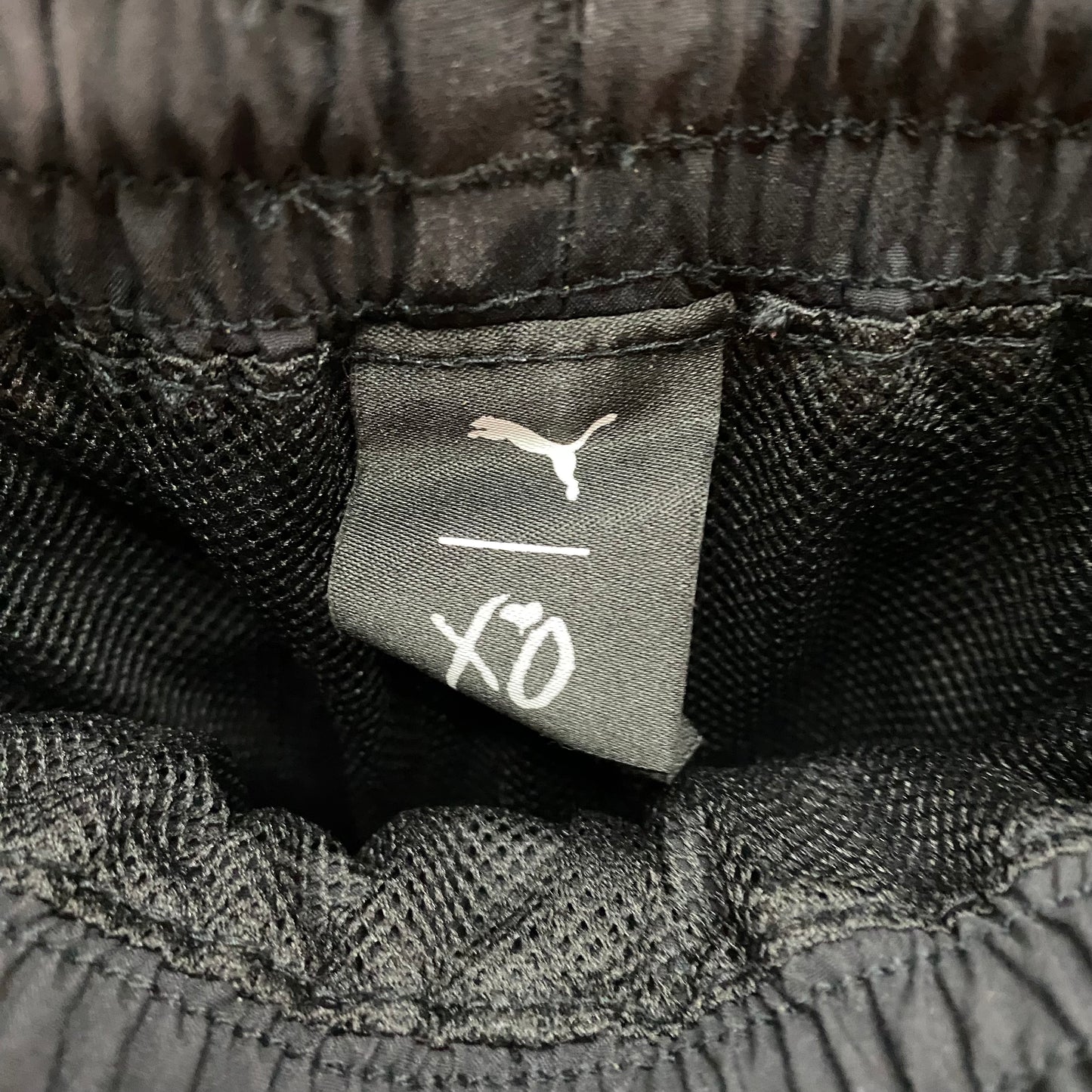 Puma x The Weeknd XO Black & White Nylon Track Pant Bottoms Size L