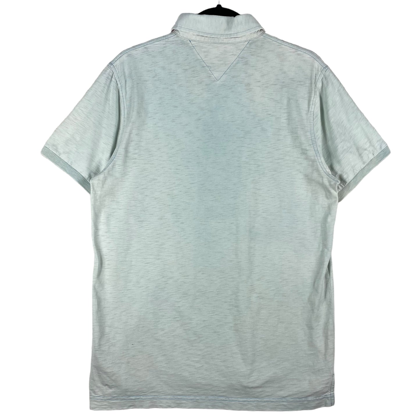 Tommy Hilfiger Light Green Slim Fit Cotton Polo Shirt Size L