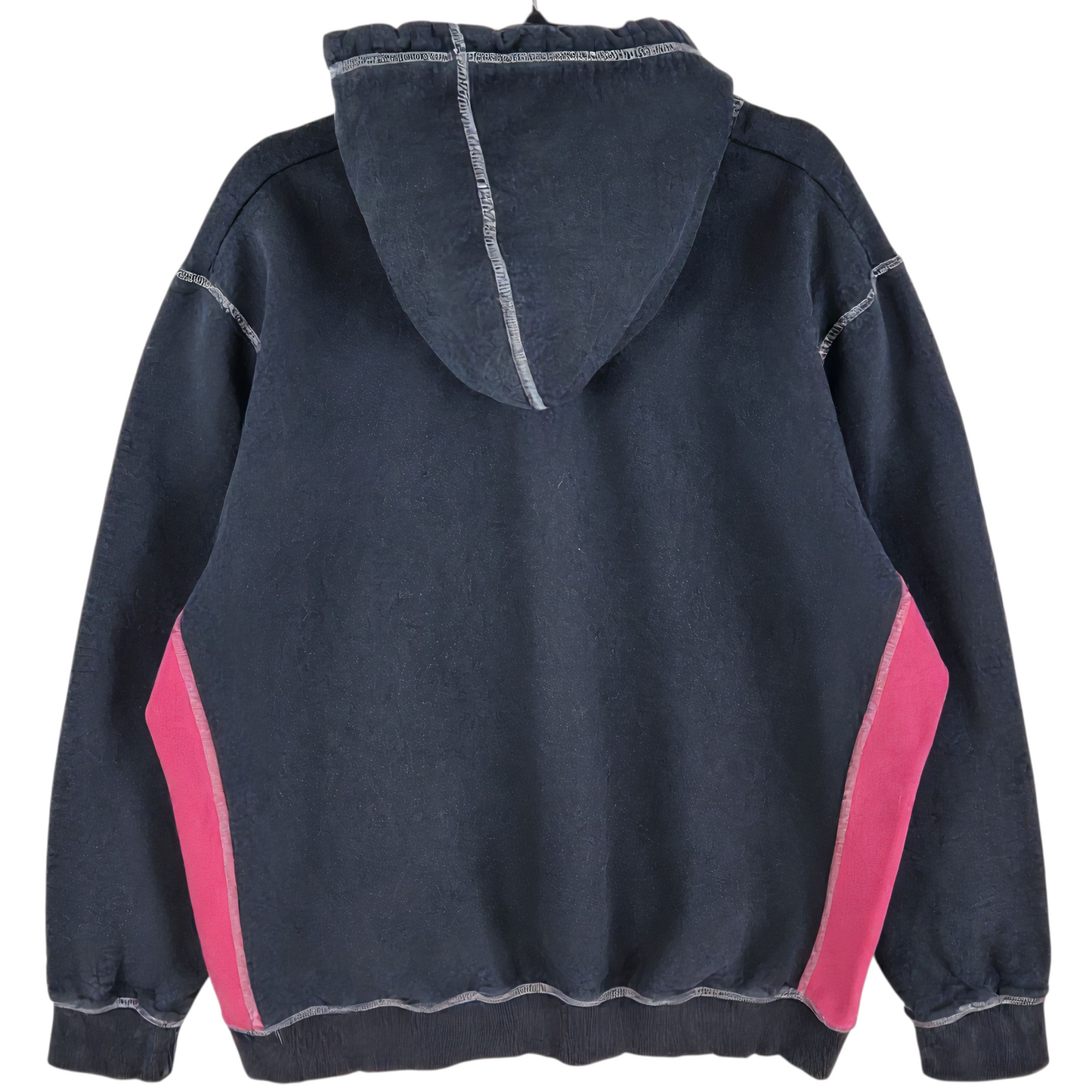 Jeep Motorsport Black & Pink Cotton Hoodie Size 2XL