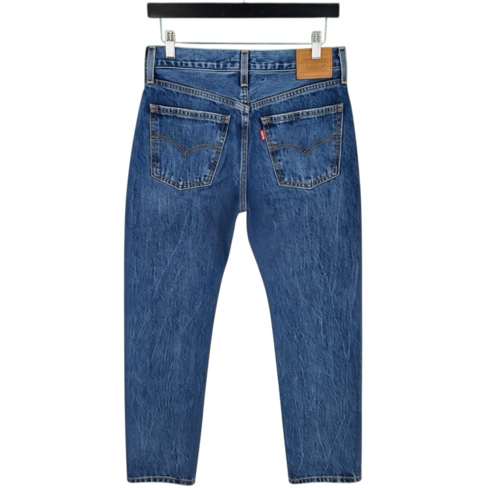 Levis Jeans Womens Blue Middy Straight Heavy Denim W28