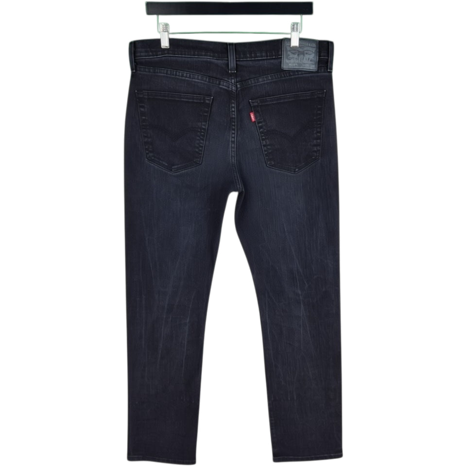 Levis 514 Jeans Black Regular Straight Leg Stretch Denim W34