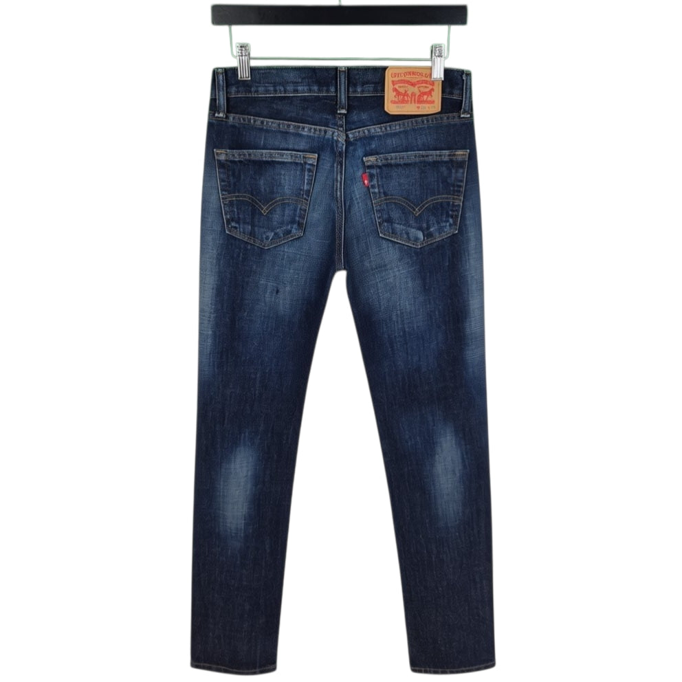 Levis 511 Jeans Dark Blue Rigid Slim Fit Denim W28