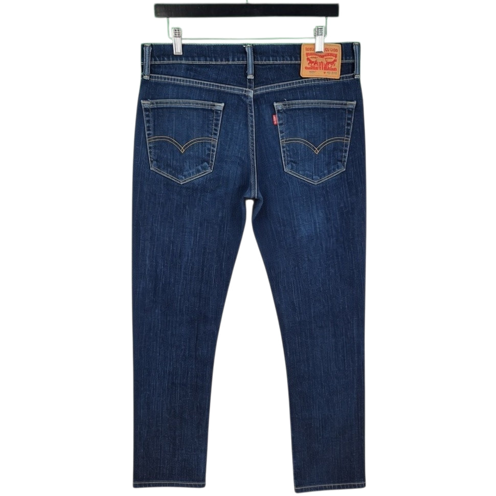 Levis 511 Jeans Dark Blue Slim Fit Denim W35