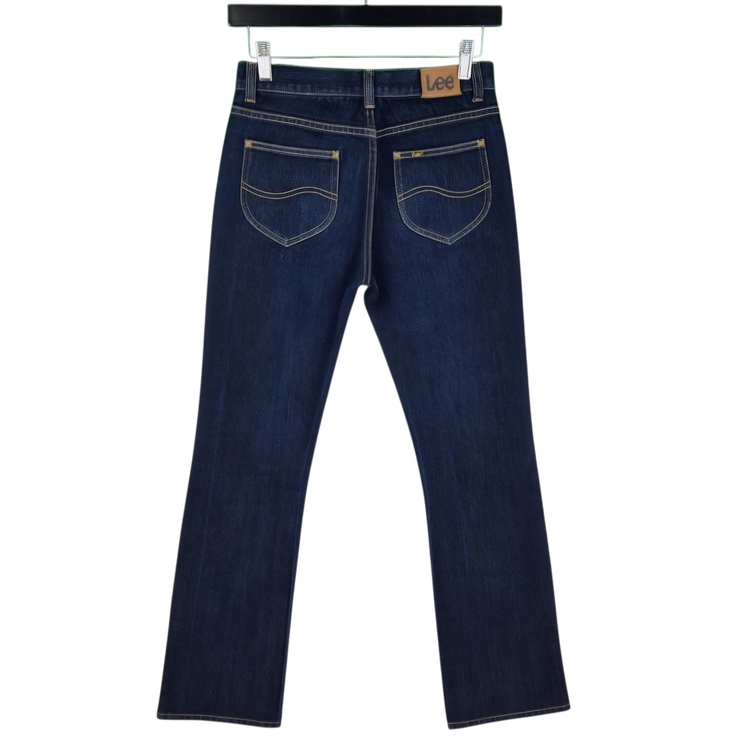 Lee Jeans Womens Dark Blue Trumpet Leg Denim W27