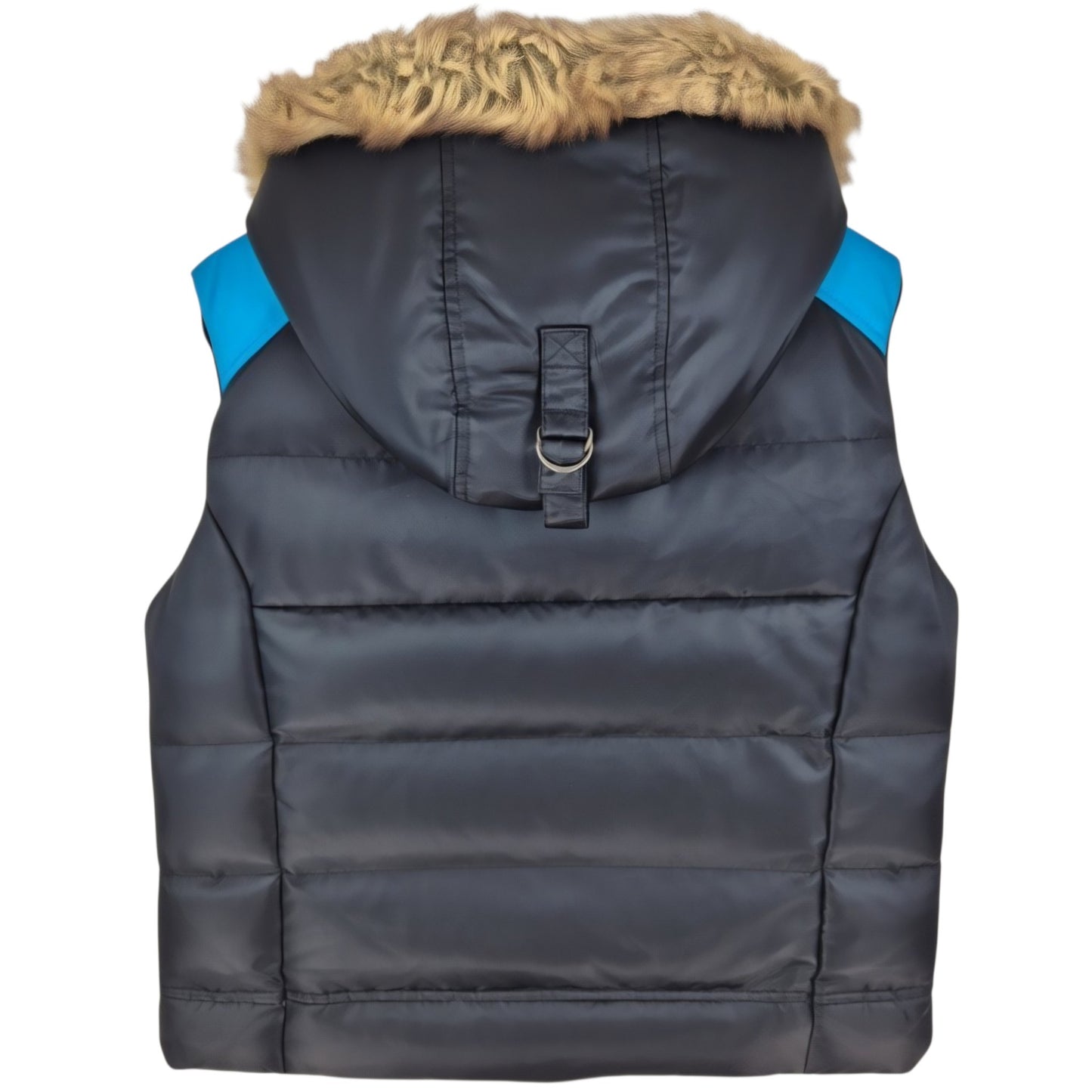 DKNY Womens Black Padded Nylon Vest Size L