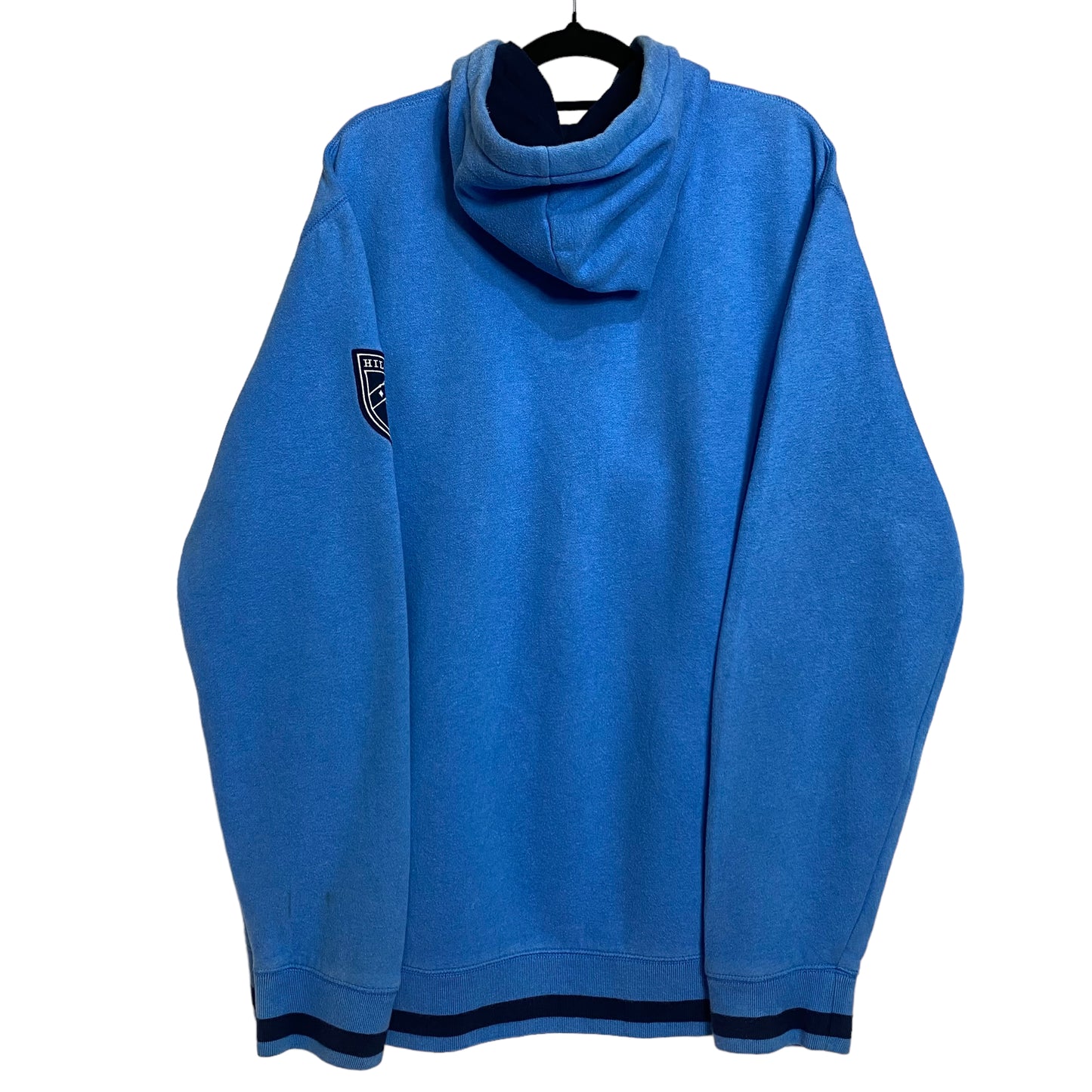 Vintage Tommy Hilfiger 2000's Light Blue Heavy Hoodie Size XL
