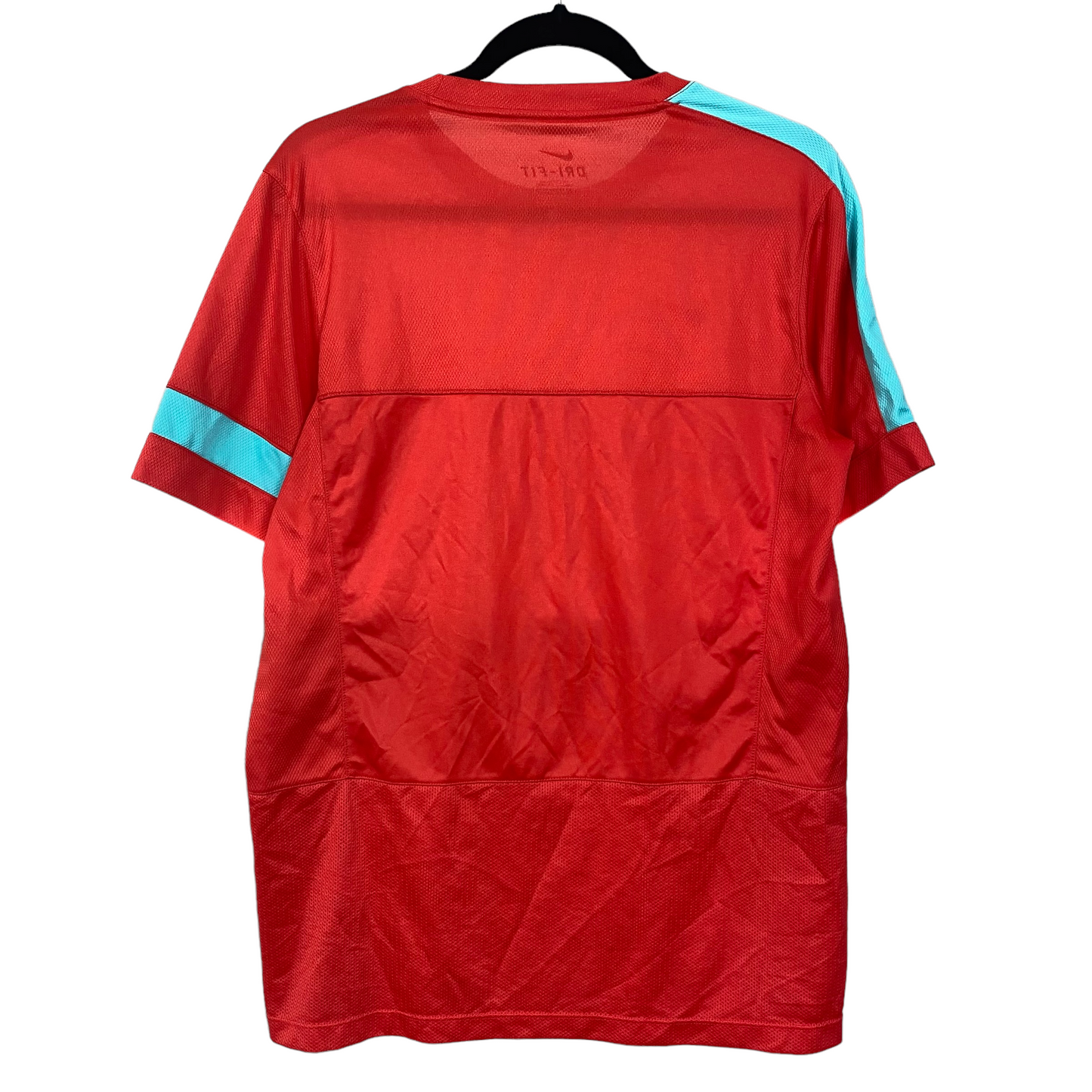 Nike Dri-Fit Red & White Active Tee Shirt Top Size M