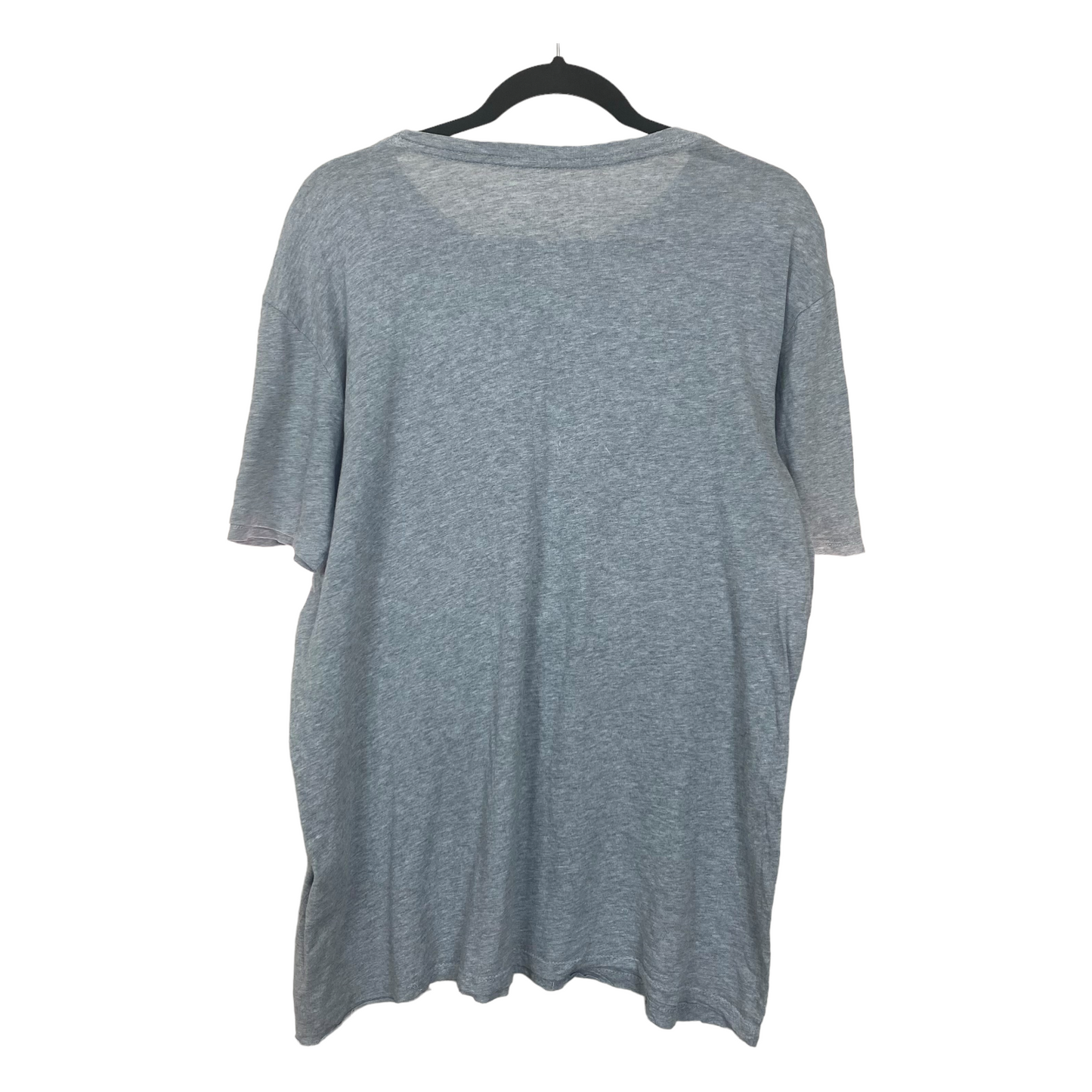 Nike Light Grey Blue Logo Graphic Short Sleeve Tee Shirt Top L C110 L71
