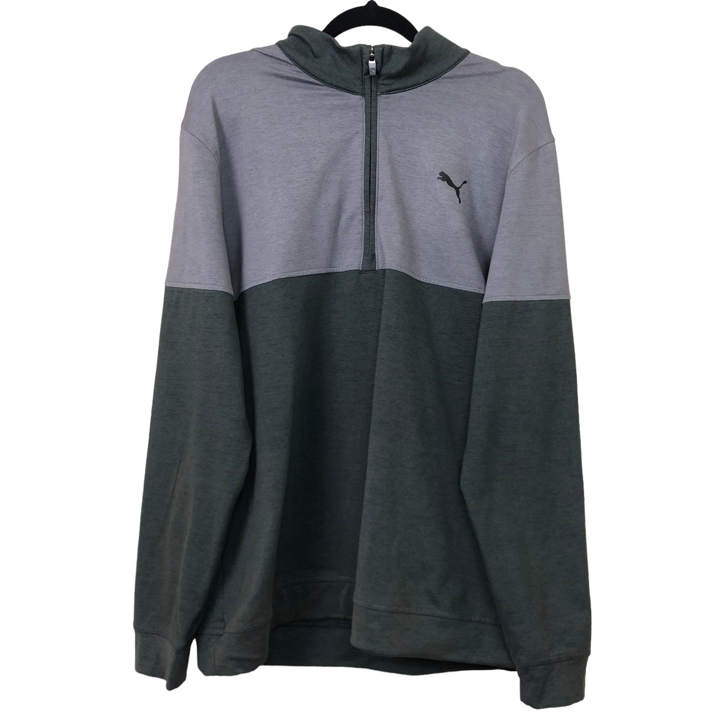 Puma Grey & Black Active Track Top Jacket Size M C108 L72 55exchange
