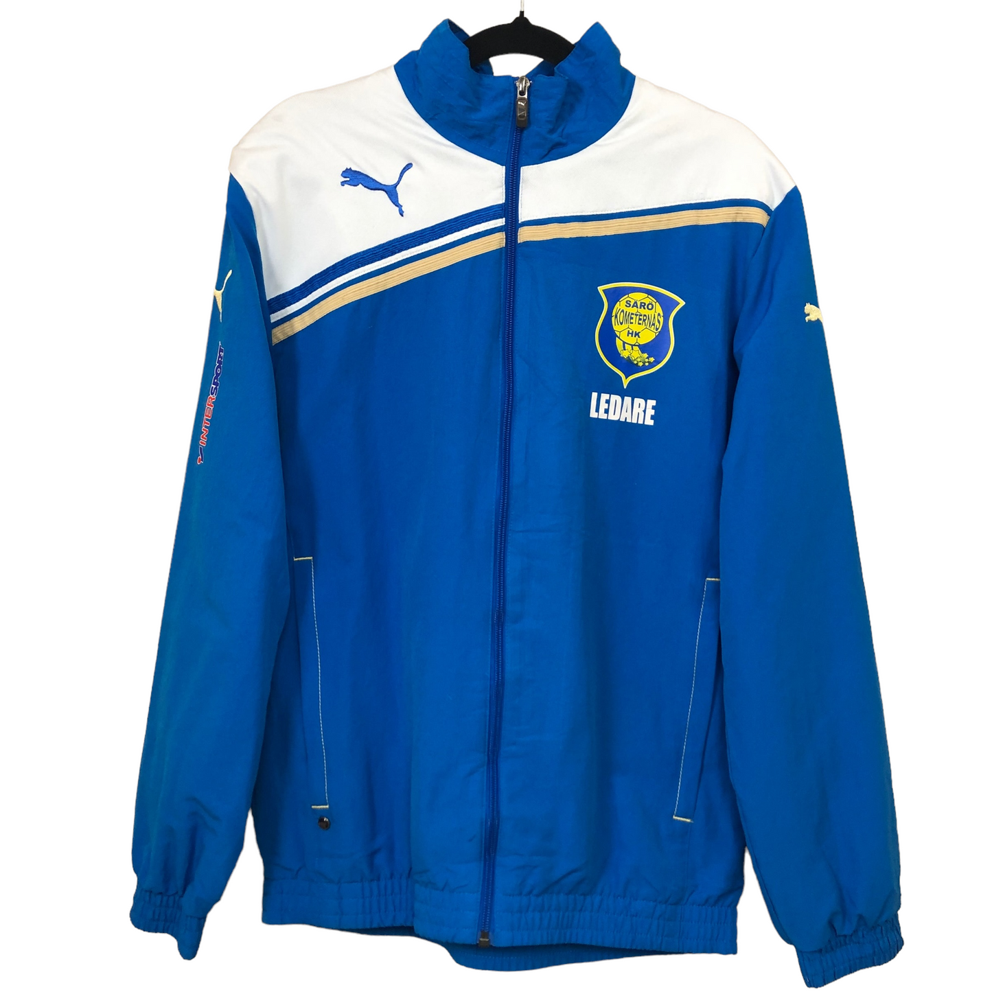 Puma Blue Soccer Track Top Jacket Size S C106 L69 55exchange