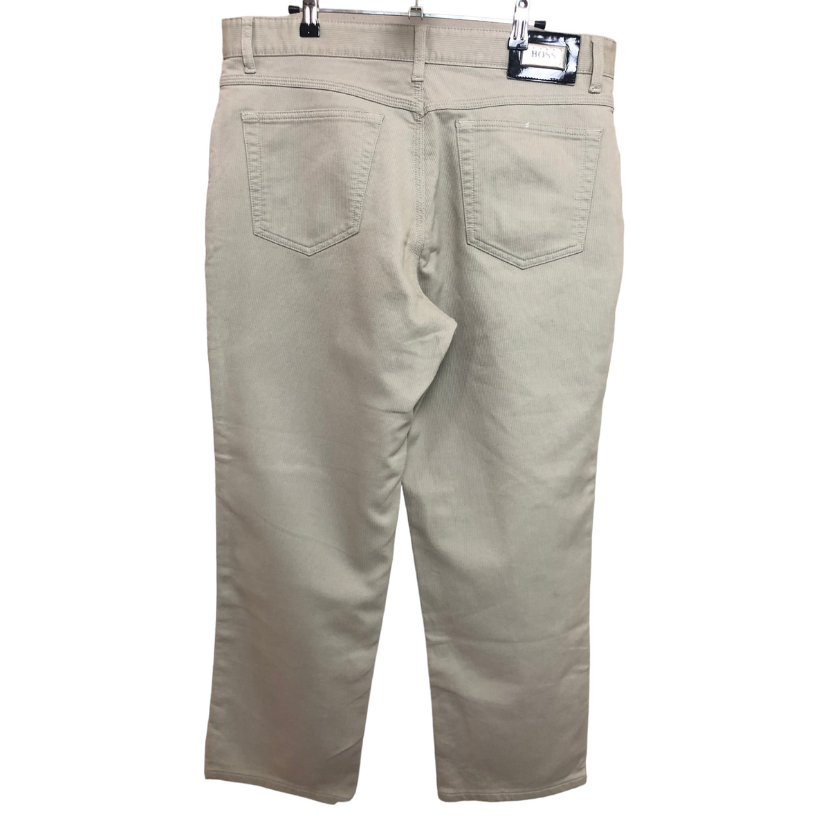 Vintage Italy Boss Jeans Beige Cream Regular Tapered Denim Pant Bottoms W37 55exchange