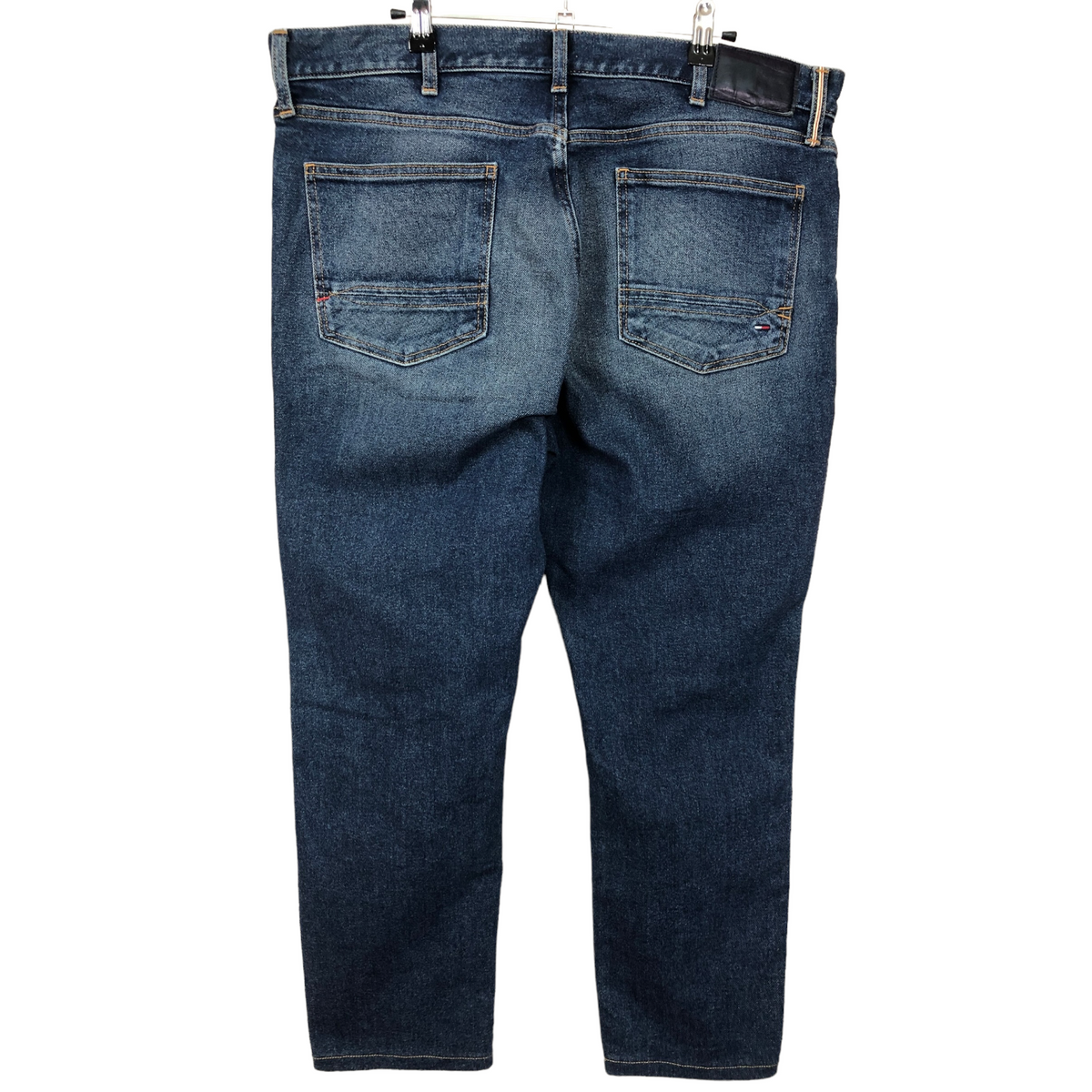 Tommy Hilfiger Jeans Dark Navy Blue Slim Tapered Distressed Denim Pant Bottoms W39 55exchange