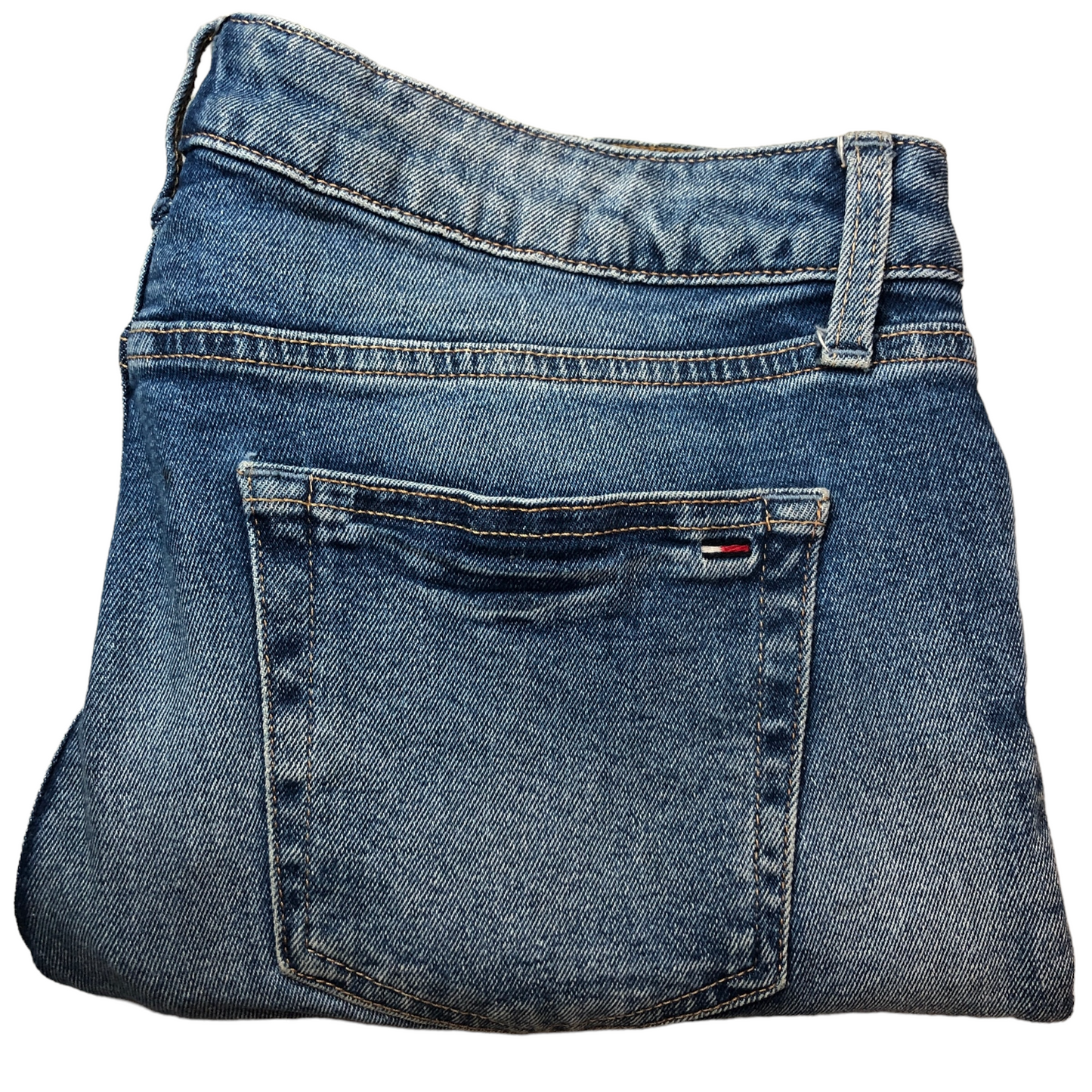 Tommy Hilfiger Jeans Blue Short Straight Denim Pant Bottoms W32 55exchange