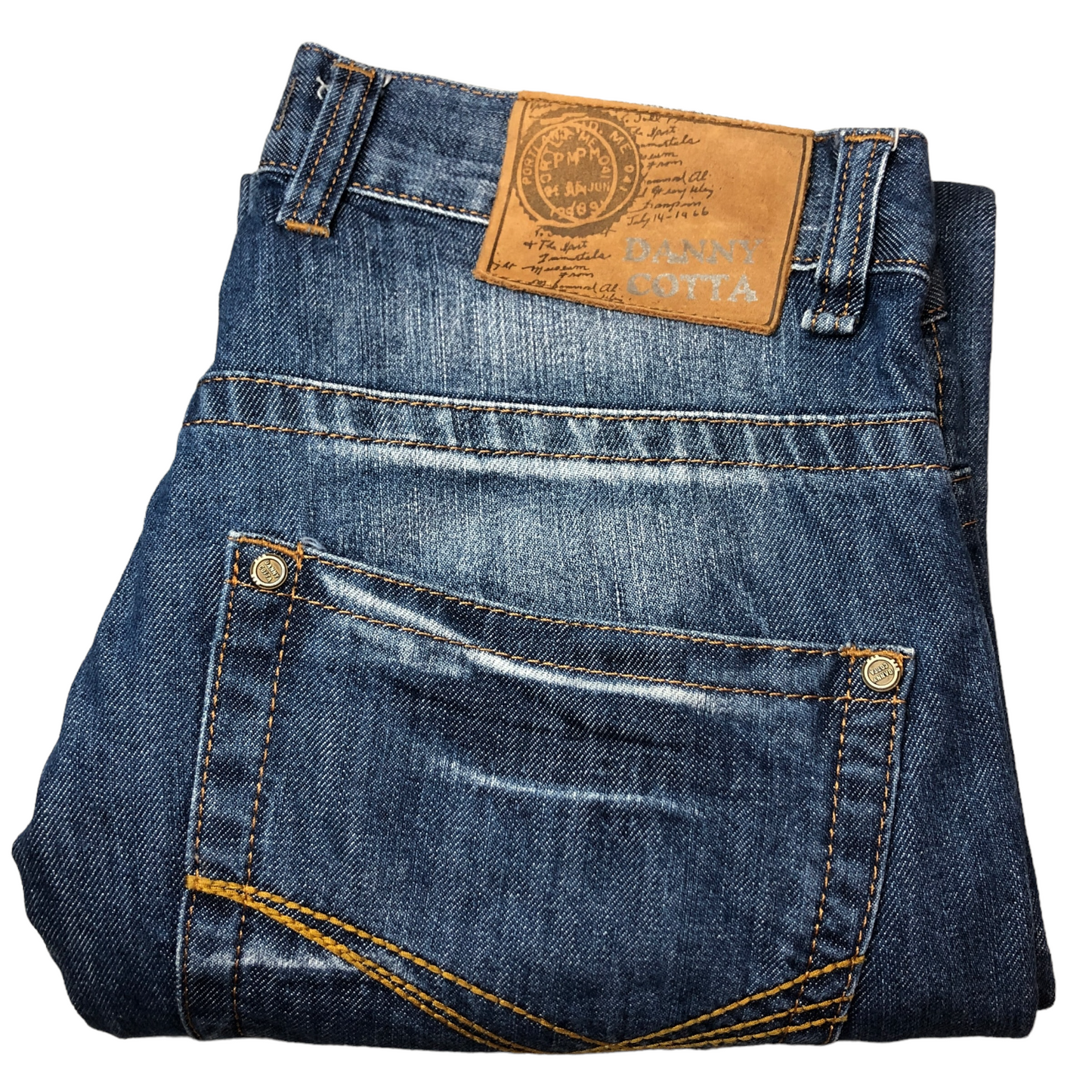 Vintage Danny Cotta Jeans Blue Regular Straight Denim Pant Bottoms W32 55exchange