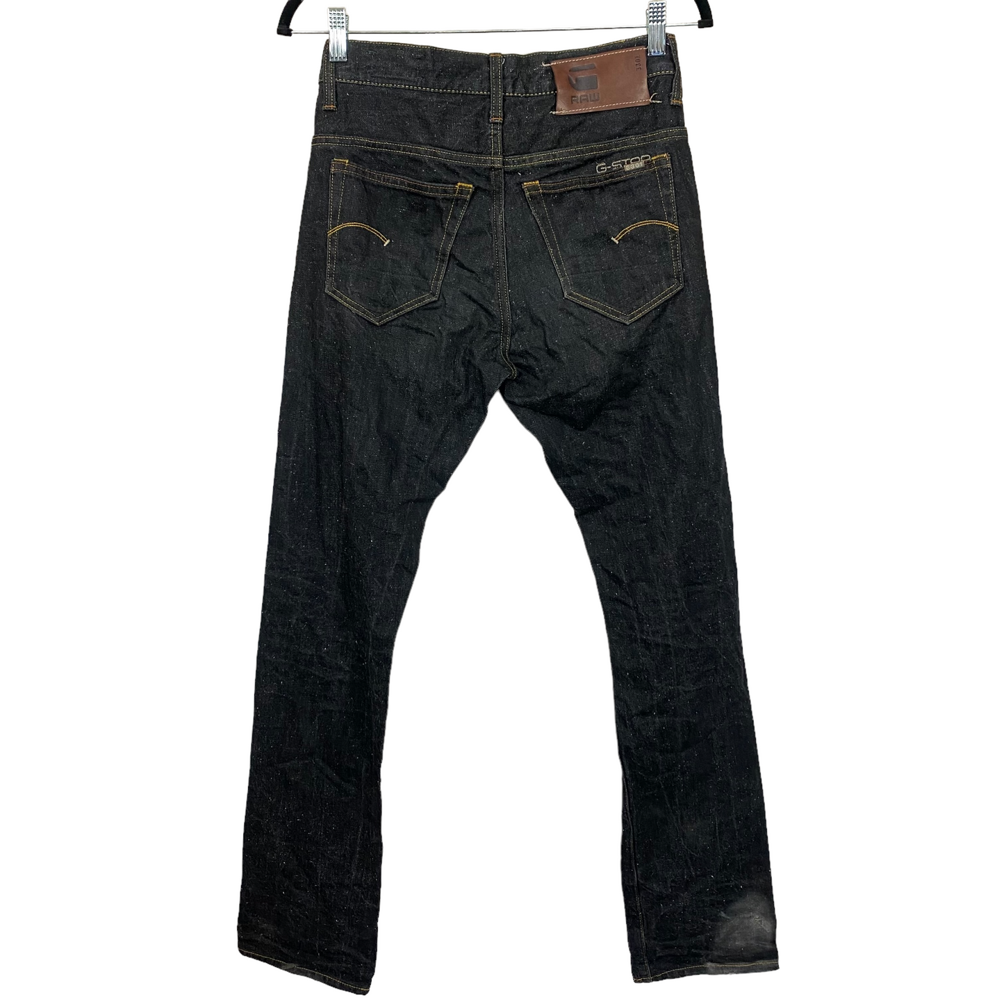 G Star Raw Jeans Black Regular Straight Denim W29