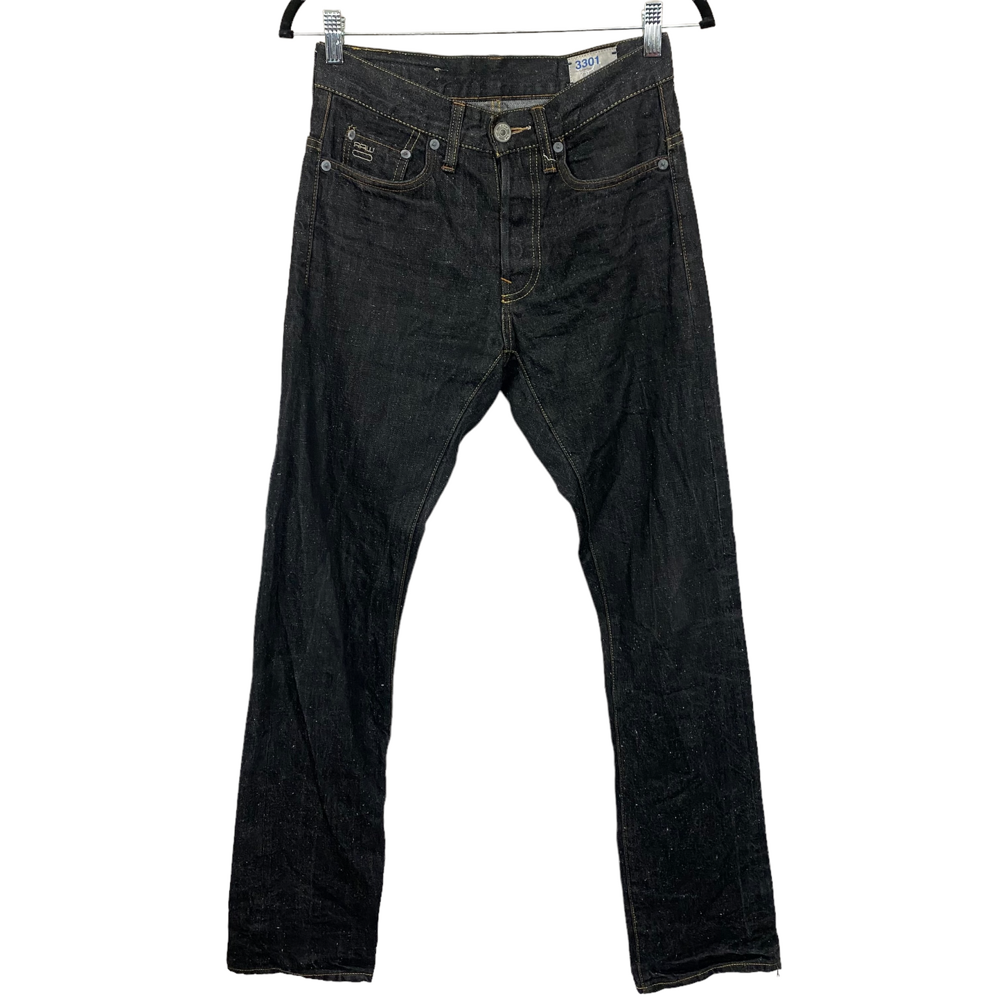 G Star Raw Jeans Black Regular Straight Denim W29