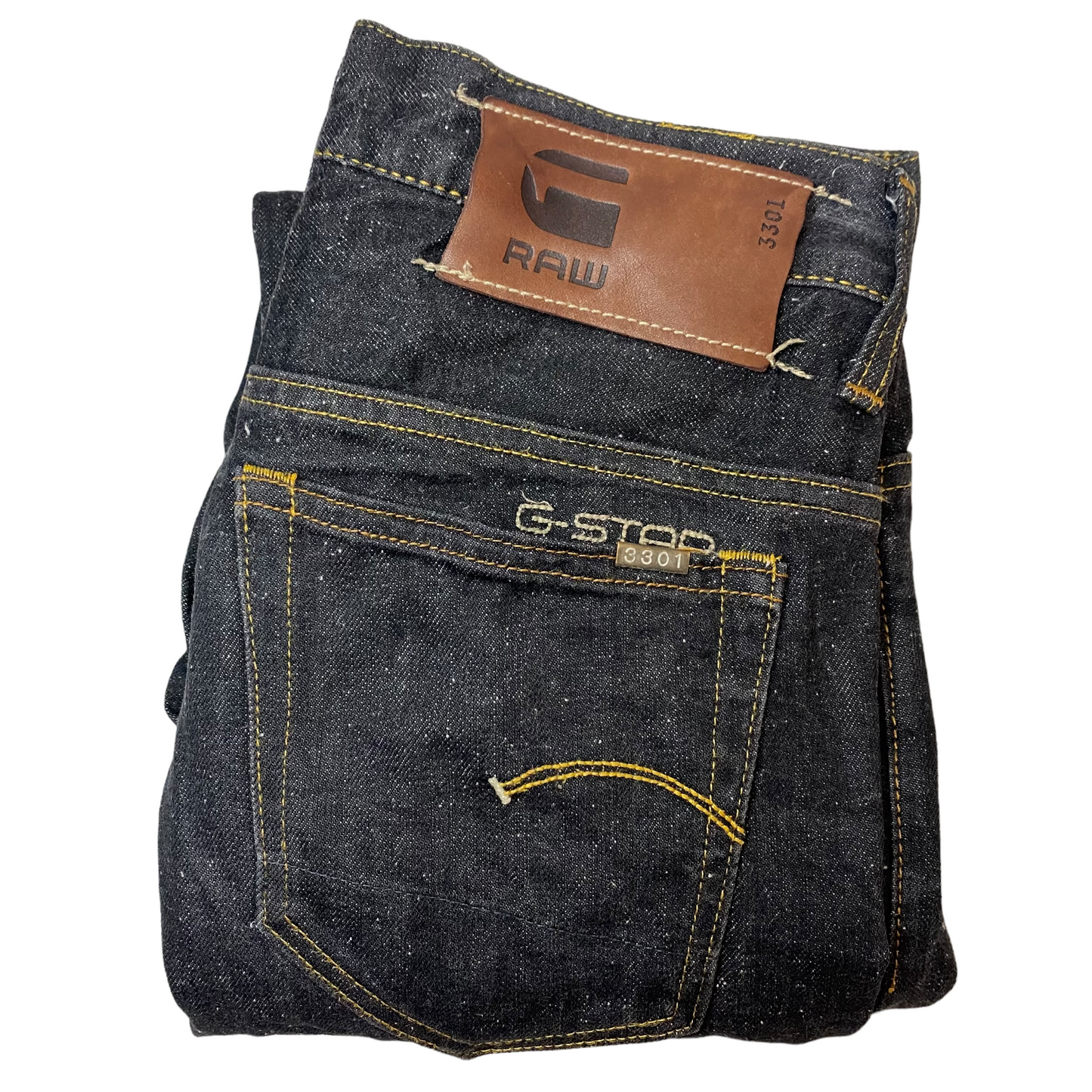 G Star Raw Jeans Black Regular Straight Denim W29